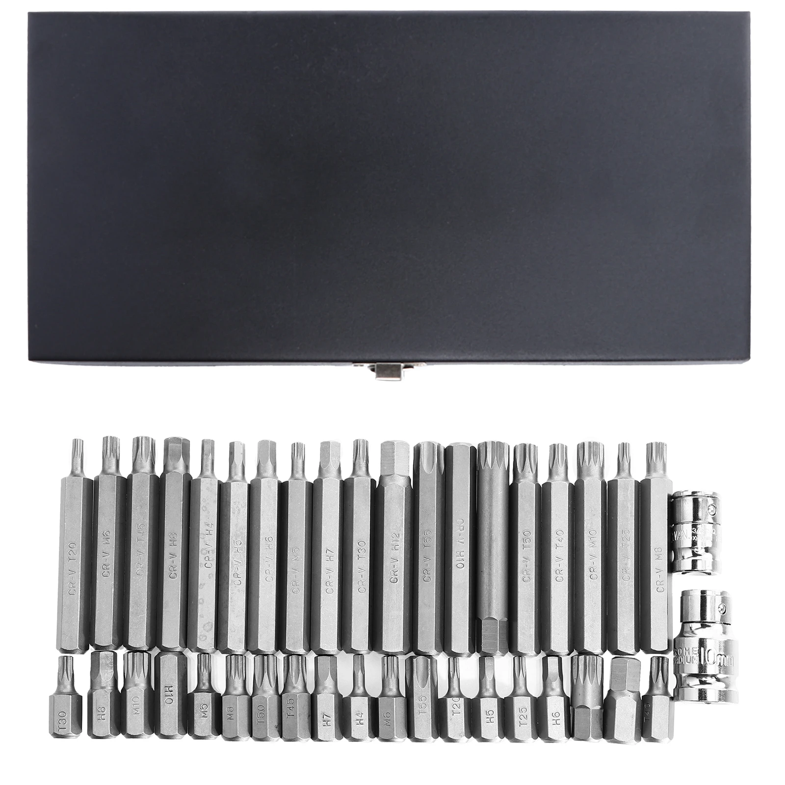 40pcs Star Bit Socket Set S2 Steel High Quality Durable Tools Plum Spline Bit Car Repair Kit Storage Box
40pcs Star Bit Socket Set S2 Steel High Quality Durable Tools Plum Spline Bit Car Repair Kit Storage Box