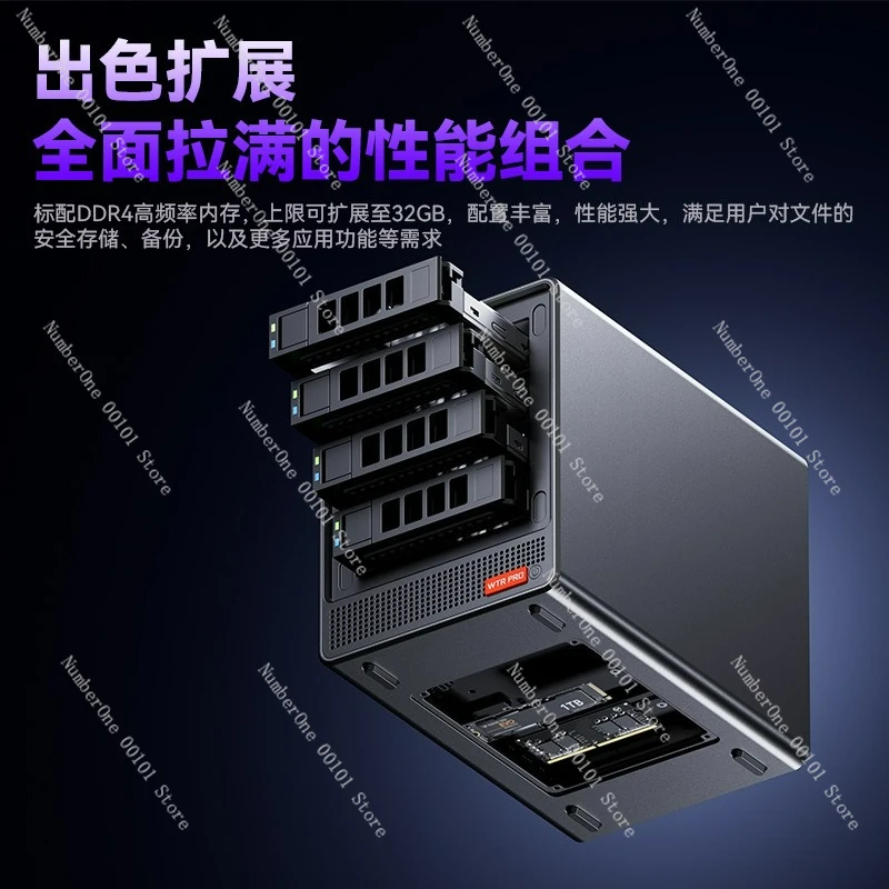 Сетевой накопитель WTR PRO R7 5825U NAS, 6 бит
Сетевой накопитель WTR PRO R7 5825U NAS, 6 бит