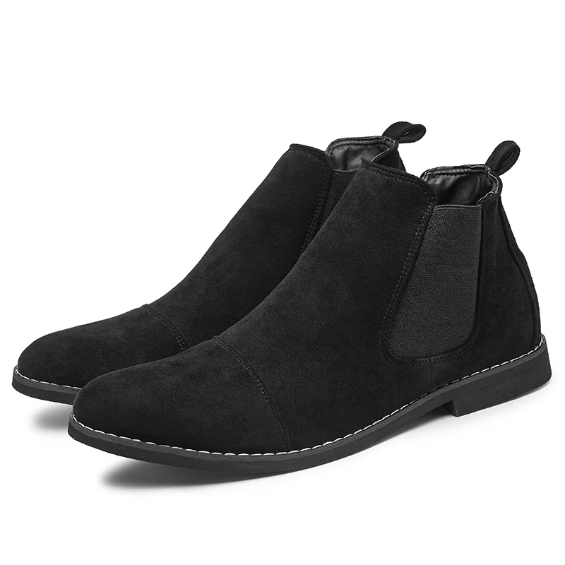 Fashion Men's Chelsea Boots Big Size 46 Ankle Boots For Men British Style Comfortable Slip-on Boots Man Pointed Toe Short Boot
Fashion Men's Chelsea Boots Big Size 46 Ankle Boots For Men British Style Comfortable Slip-on Boots Man Pointed Toe Short Boot