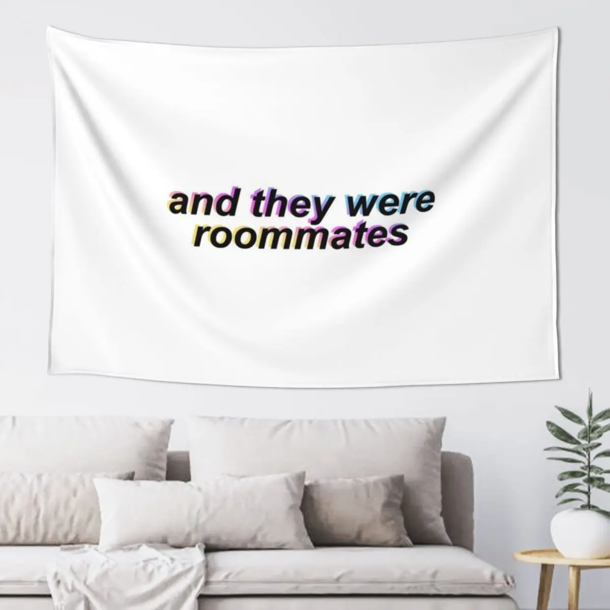 and they were roommates – black Tapestry Room Decoration Aesthetic Custom Decorative Paintings Tapestry
and they were roommates – black Tapestry Room Decoration Aesthetic Custom Decorative Paintings Tapestry