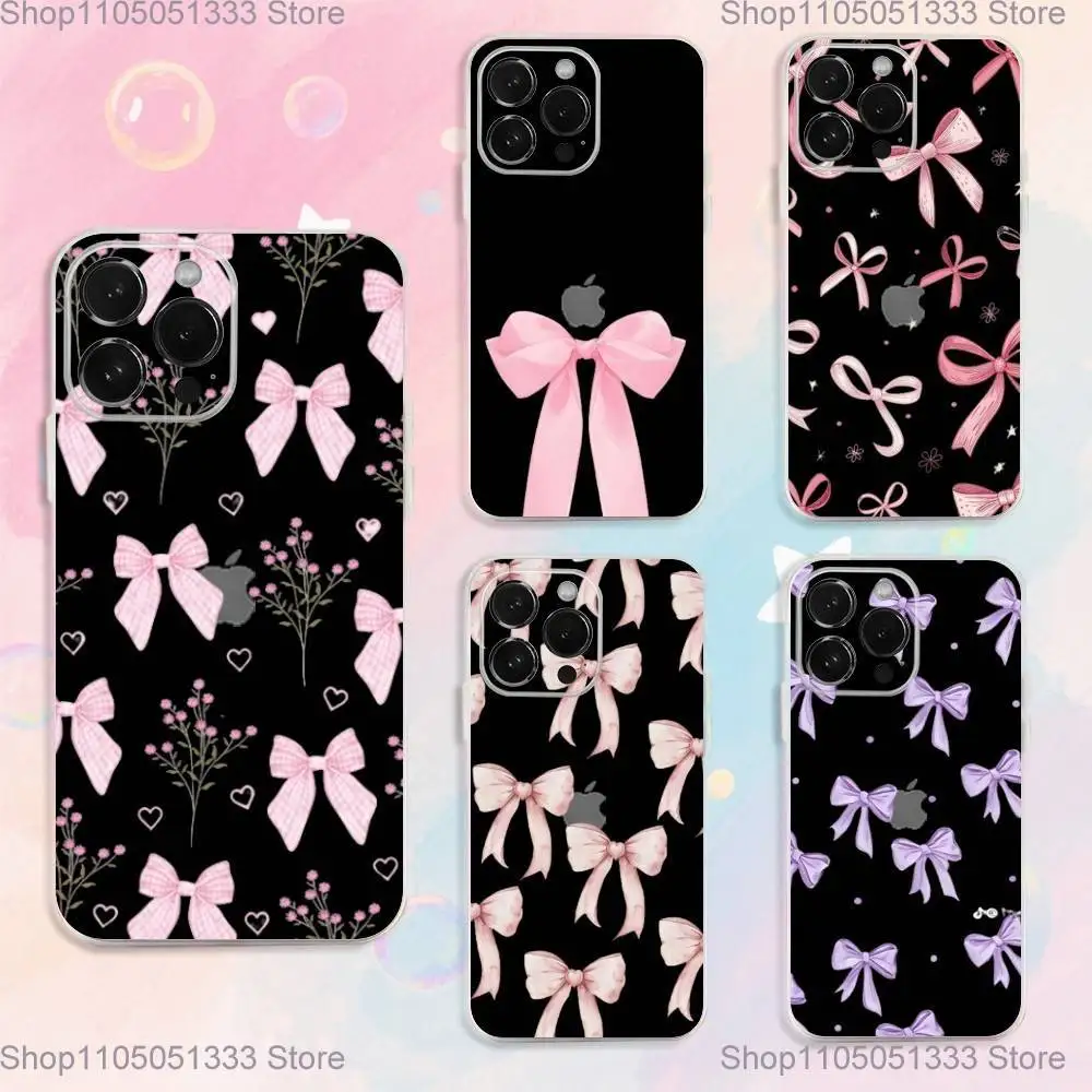 Cute Pink Bow Korean Phone Case For iPhone 16,15,14,13,12,11 Plus,Pro,Max,XR,XS,Plus,E,SE4,Mini Transparent Cover
Cute Pink Bow Korean Phone Case For iPhone 16,15,14,13,12,11 Plus,Pro,Max,XR,XS,Plus,E,SE4,Mini Transparent Cover