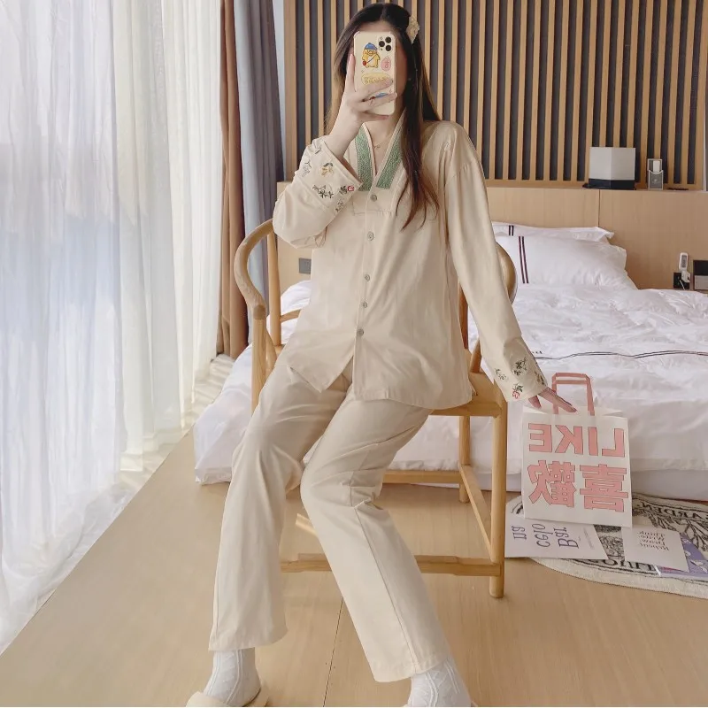 Summer Autumn Cotton Maternity Nursing Sleepwear Sets Quality Pajamas Clothes for Pregnant Women Pregnancy Sleep Home Hospital
Summer Autumn Cotton Maternity Nursing Sleepwear Sets Quality Pajamas Clothes for Pregnant Women Pregnancy Sleep Home Hospital