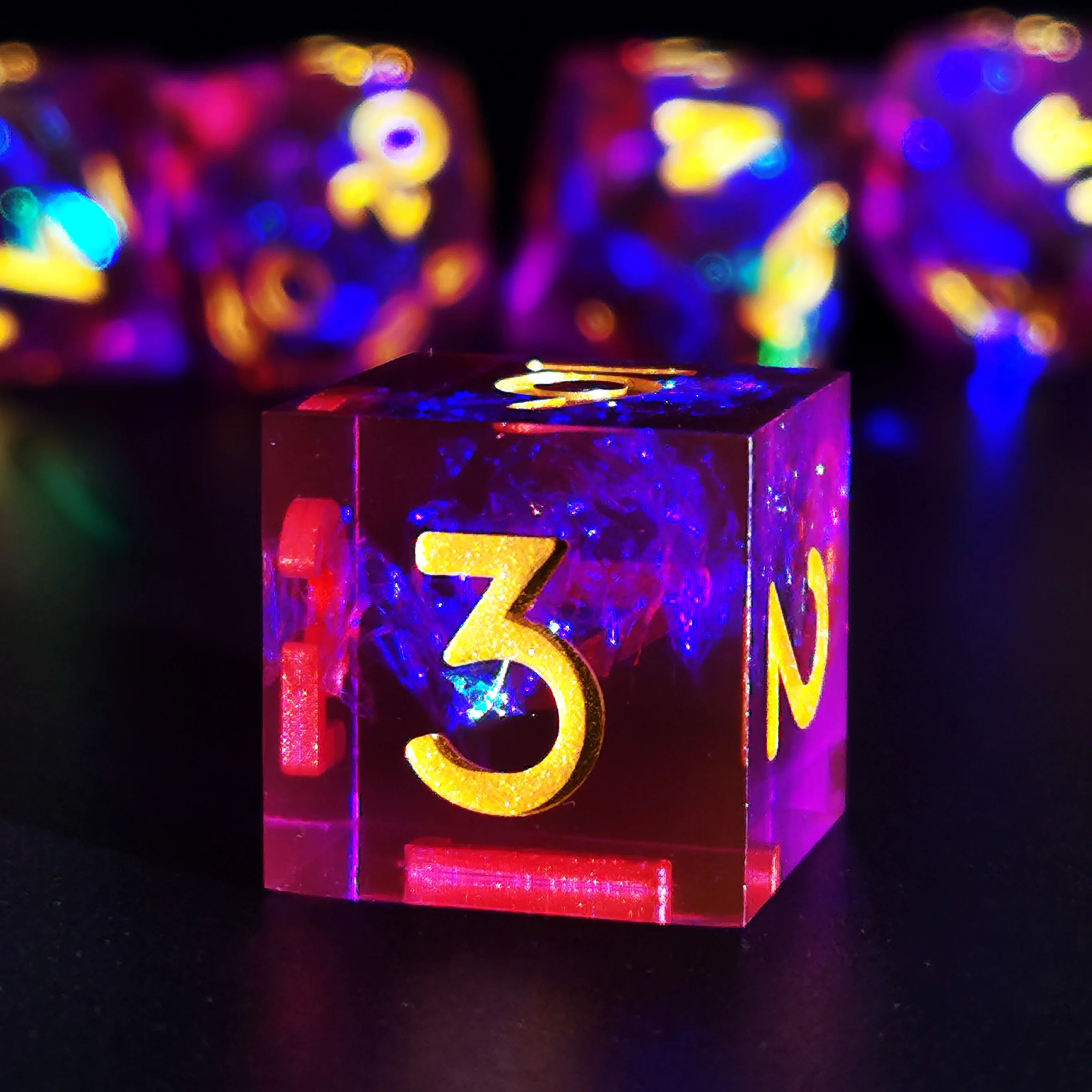D&D Dice Set - 7-Piece Sharp Edge Resin Dice, Purple with Gold Accents, Perfect for Dungeons & Dragons, RPGs, and Tabletop Games
D&D Dice Set - 7-Piece Sharp Edge Resin Dice, Purple with Gold Accents, Perfect for Dungeons & Dragons, RPGs, and Tabletop Games