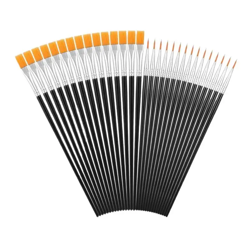30/60/100/110Pcs Painting Brushes Set Art Round / Flat Brushs Nylon Hair Paint Brushes Pen For Oil Watercolor Art Supplies
30/60/100/110Pcs Painting Brushes Set Art Round / Flat Brushs Nylon Hair Paint Brushes Pen For Oil Watercolor Art Supplies