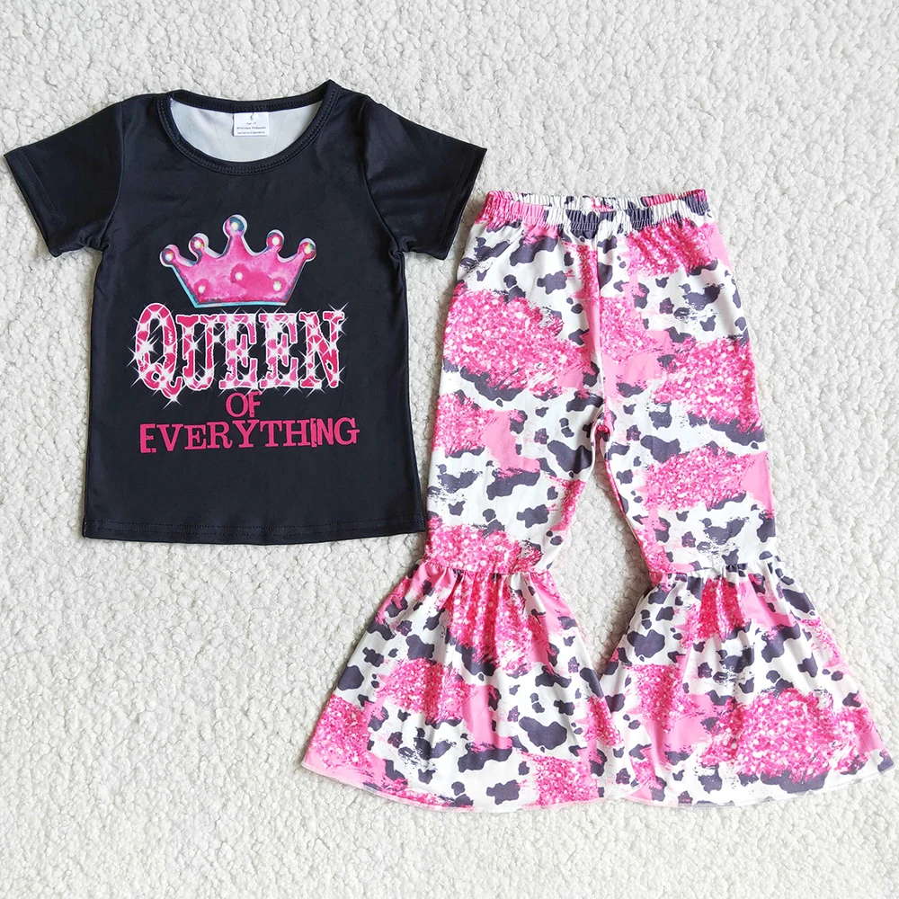 Hot Sale Baby Girl Clothes Fashion Spring Summer Boutique Kids Clothes Girl Bell Bottom Outfits Cute Wholesale Children Clothing
Hot Sale Baby Girl Clothes Fashion Spring Summer Boutique Kids Clothes Girl Bell Bottom Outfits Cute Wholesale Children Clothing