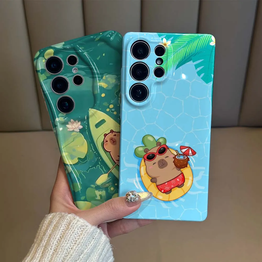 Swimming Capybara For Samsung Galaxy S26 S25 S24 S23 S22 FE Plus Ultra Feilin Phone Case Wave Oil Phone Case Cover
Swimming Capybara For Samsung Galaxy S26 S25 S24 S23 S22 FE Plus Ultra Feilin Phone Case Wave Oil Phone Case Cover