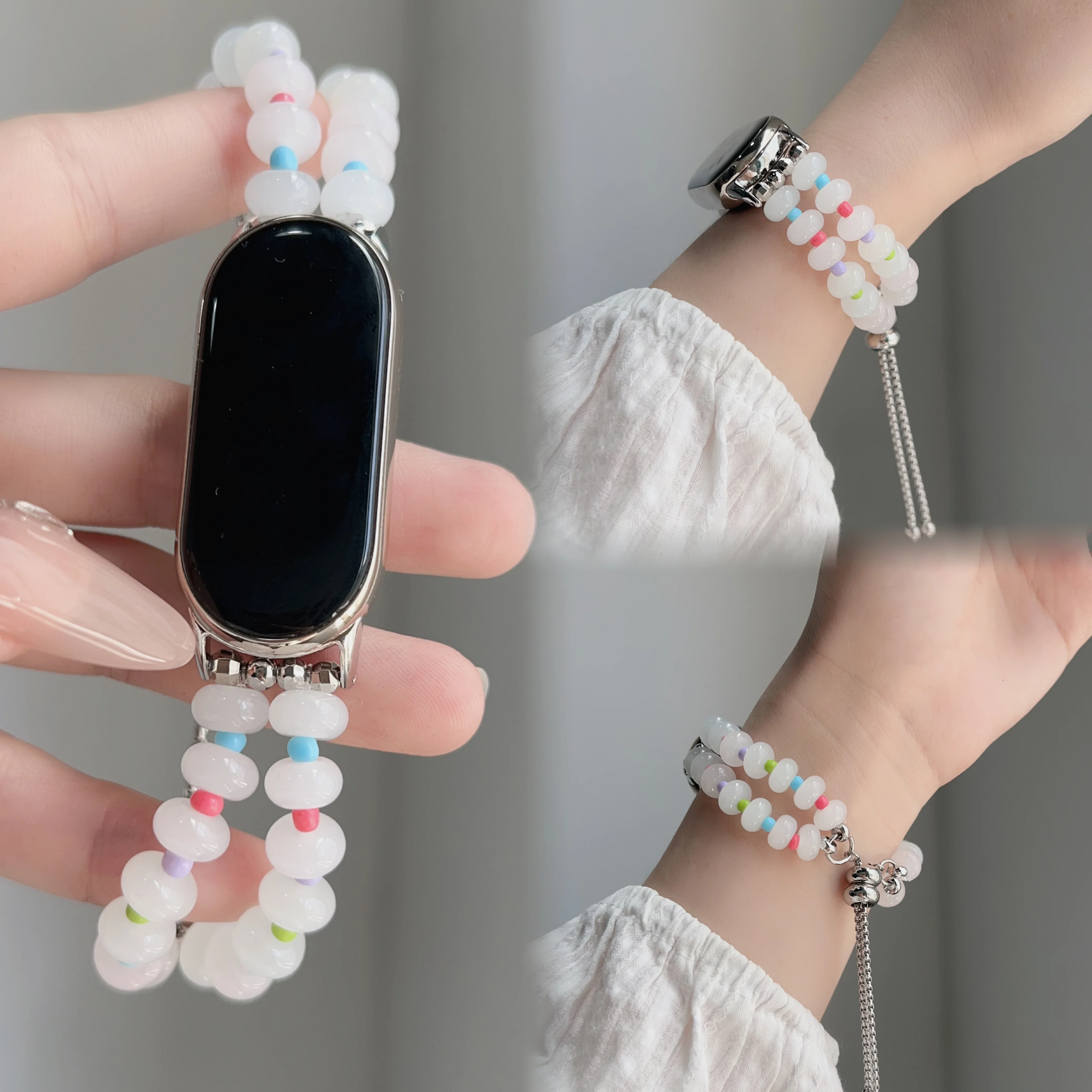 Luxury Summer colored bracelet strap suitable for Xiaomi 9/8/NFC Xiaomi 8 Pro Band 9 Pro Redmi Watch 4
Luxury Summer colored bracelet strap suitable for Xiaomi 9/8/NFC Xiaomi 8 Pro Band 9 Pro Redmi Watch 4