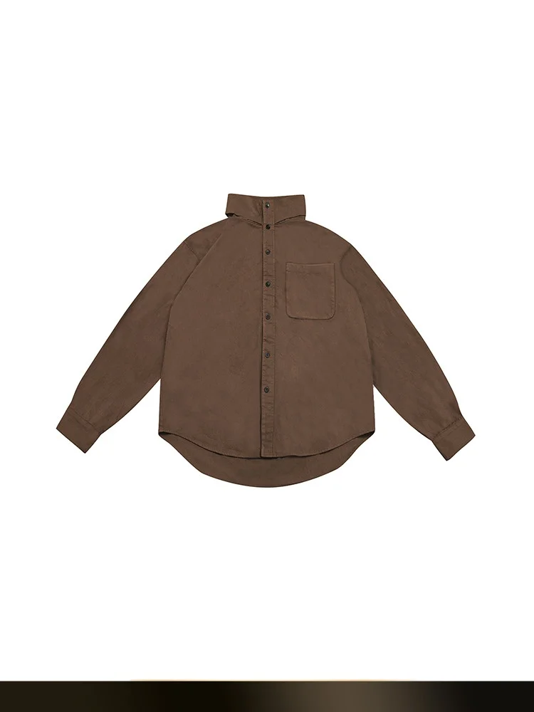 Retro Japanese Sle Pure Color Simple Mural Spring Long Sve irt Jaet for Couples Versatile Cotton Casual irt
Retro Japanese Sle Pure Color Simple Mural Spring Long Sve irt Jaet for Couples Versatile Cotton Casual irt