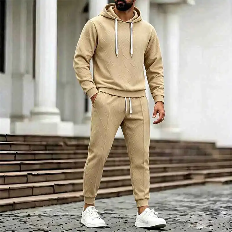 Fashionable Men's Sporty Casual Pants Autumn 2026 New Style 3D Design Long Trousers Trendy Cuffed Leggings for Active Wear
Fashionable Men's Sporty Casual Pants Autumn 2026 New Style 3D Design Long Trousers Trendy Cuffed Leggings for Active Wear
