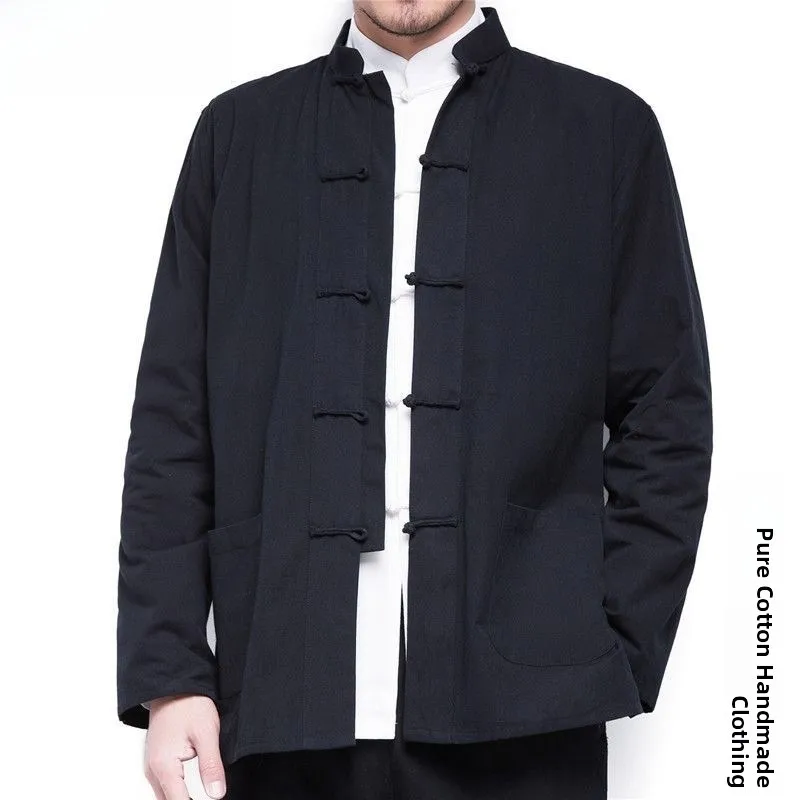 Tagilé Vintage Chinese Sle Long Sve irt Пальто для мужчин среднего возраста Осень Весна Повседневная однотонная куртка на пуговицах Jaet
Tagilé Vintage Chinese Sle Long Sve irt Пальто для мужчин среднего возраста Осень Весна Повседневная однотонная куртка на пуговицах Jaet