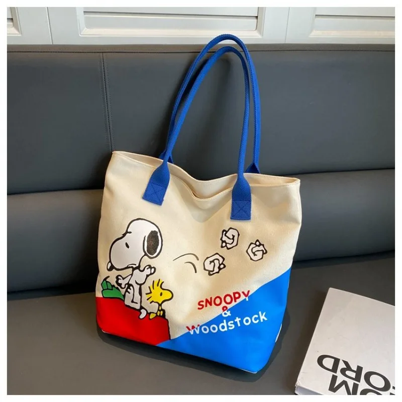 Women Cute Snoopy Canvas Tote Bag Femme Shopping Shoulder Bags Commuting Tote Designer Handbags Brand Drop Shipping
Women Cute Snoopy Canvas Tote Bag Femme Shopping Shoulder Bags Commuting Tote Designer Handbags Brand Drop Shipping