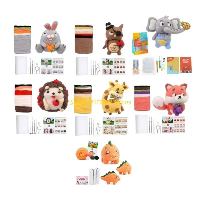 C4DF наборы для валяния с животными, куклы ручной работы, инструмент, шерстяной войлок для начинающих, взрослых
C4DF наборы для валяния с животными, куклы ручной работы, инструмент, шерстяной войлок для начинающих, взрослых