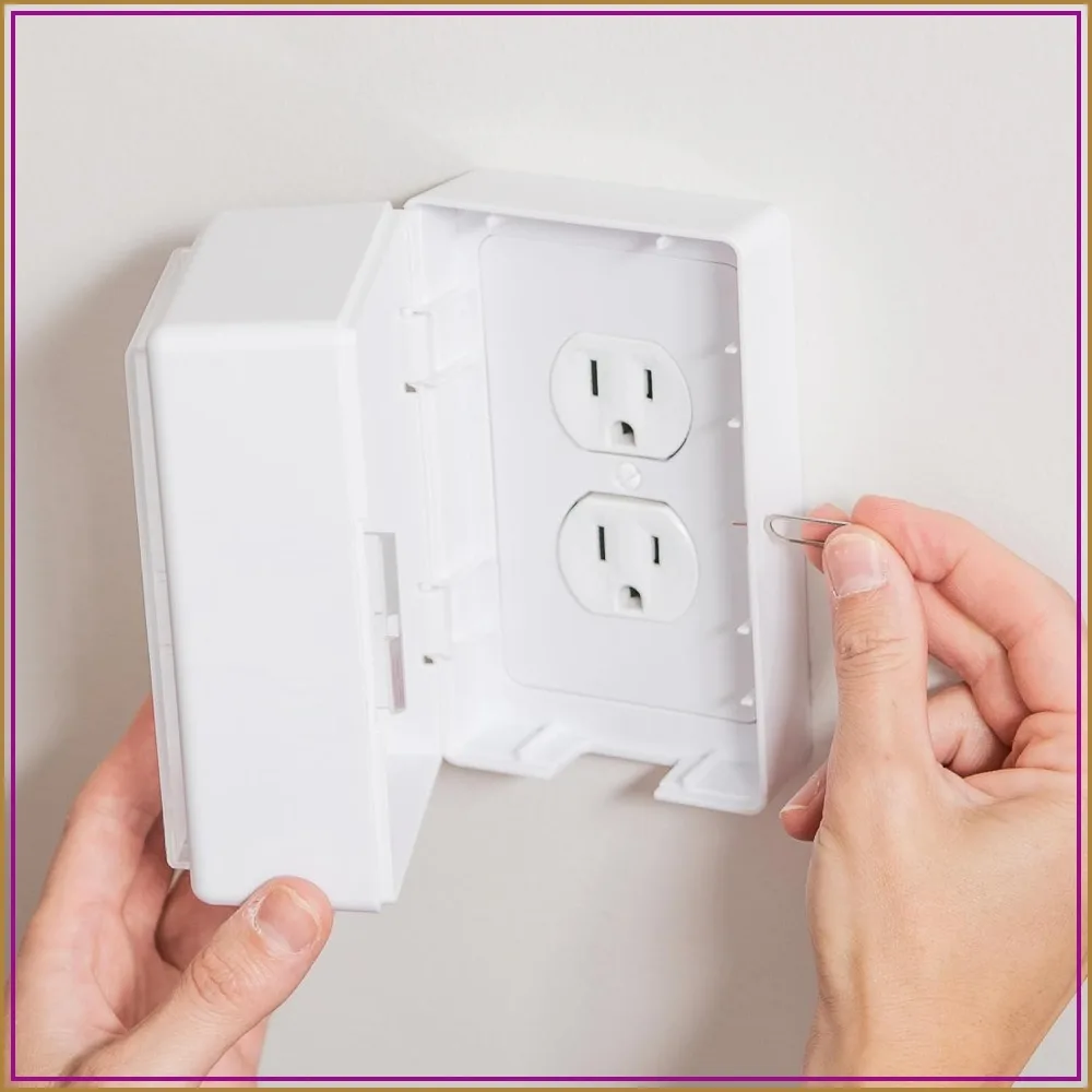 Outlet Cover Box Baby Proofing – Child Safety Outlet Protector for Plugs & Cords, Locking Plug Cover
Outlet Cover Box Baby Proofing – Child Safety Outlet Protector for Plugs & Cords, Locking Plug Cover