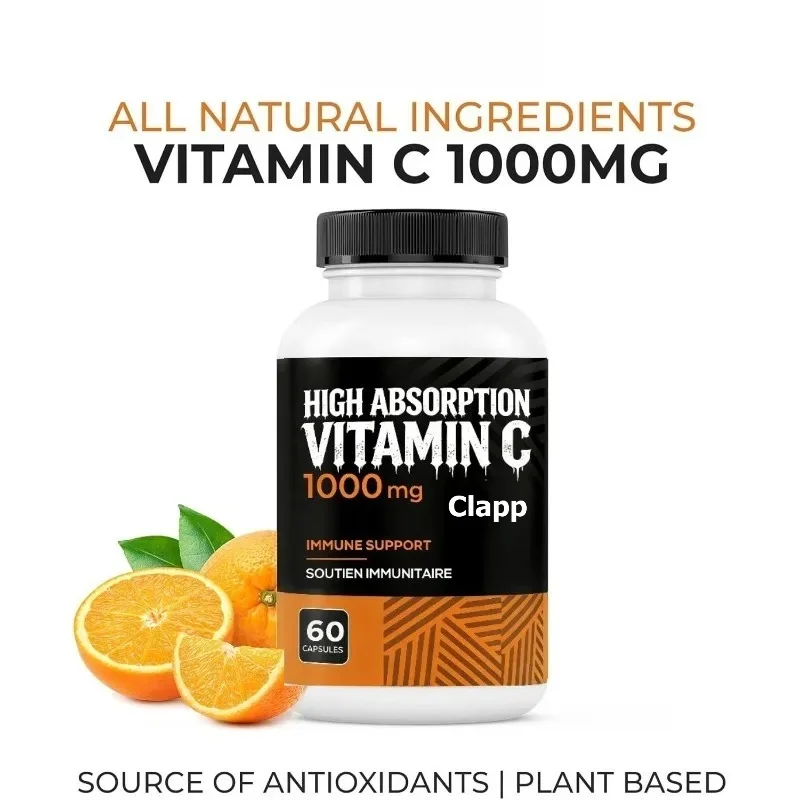 Vitamin C 1000mg Per Serving -60 Capsules for Antioxidant and Immune Bone, Tooth Health Support
Vitamin C 1000mg Per Serving -60 Capsules for Antioxidant and Immune Bone, Tooth Health Support