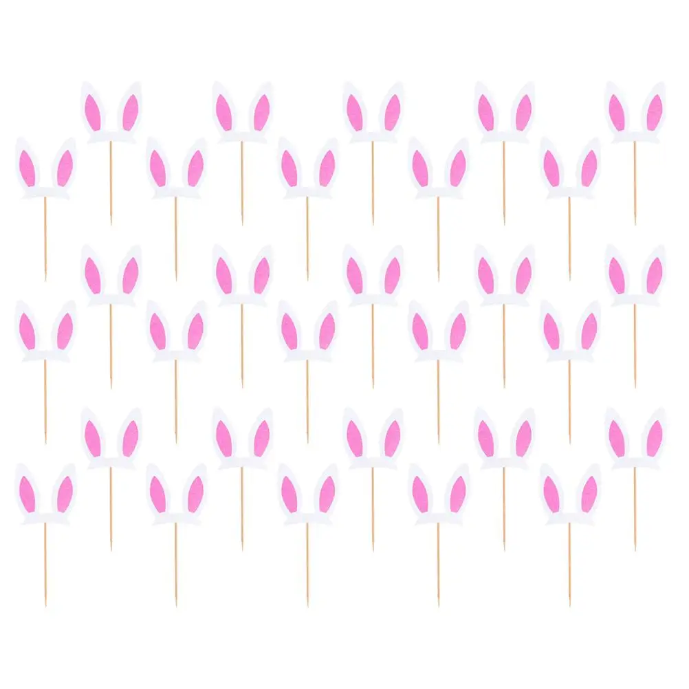 30 Pcs Bunny Ear Cake Toppers Rabbit Ears Plug Pink Cupcake Decorations Party Supplies Easter Cake Decorations Festive Baking
30 Pcs Bunny Ear Cake Toppers Rabbit Ears Plug Pink Cupcake Decorations Party Supplies Easter Cake Decorations Festive Baking