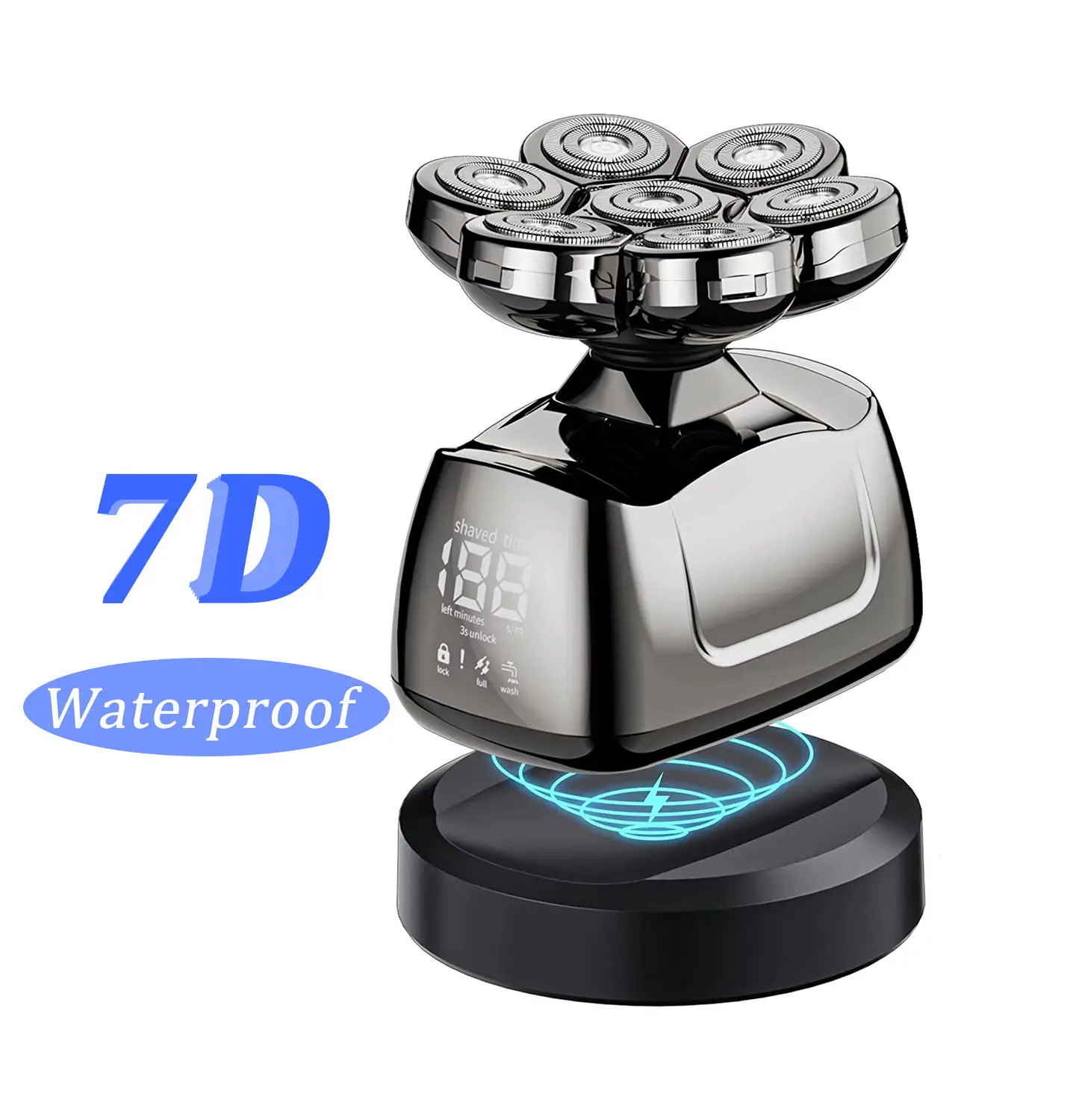 Производитель лезвий из нержавеющей стали с несколькими головками 6 в 1, моющаяся бытовая автоматическая электробритва для удаления волос
Производитель лезвий из нержавеющей стали с несколькими головками 6 в 1, моющаяся бытовая автоматическая электробритва для удаления волос