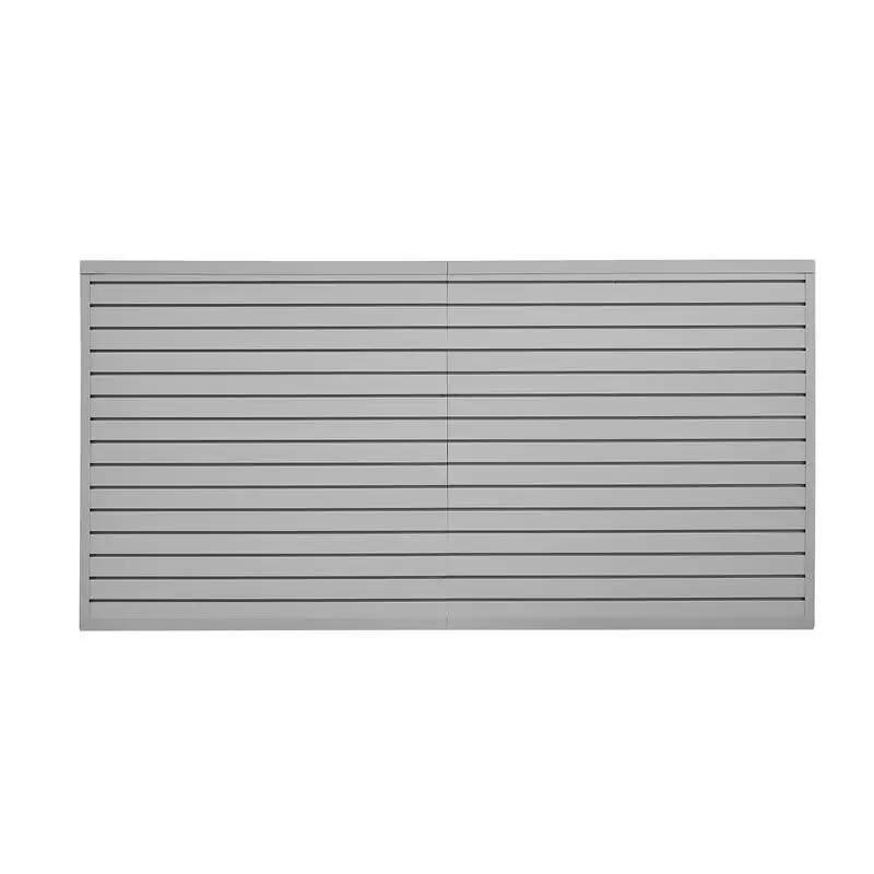 PVC Wall Board 8 x 4 ft For Garage Workshop Shed Grey Modular Storage Panels Accessories DIY Cutting Coupling Structure Adjustable Mounting System Display Organization Tool Management Shop Solution
PVC Wall Board 8 x 4 ft For Garage Workshop Shed Grey Modular Storage Panels Accessories DIY Cutting Coupling Structure Adjustable Mounting System Display Organization Tool Management Shop Solution