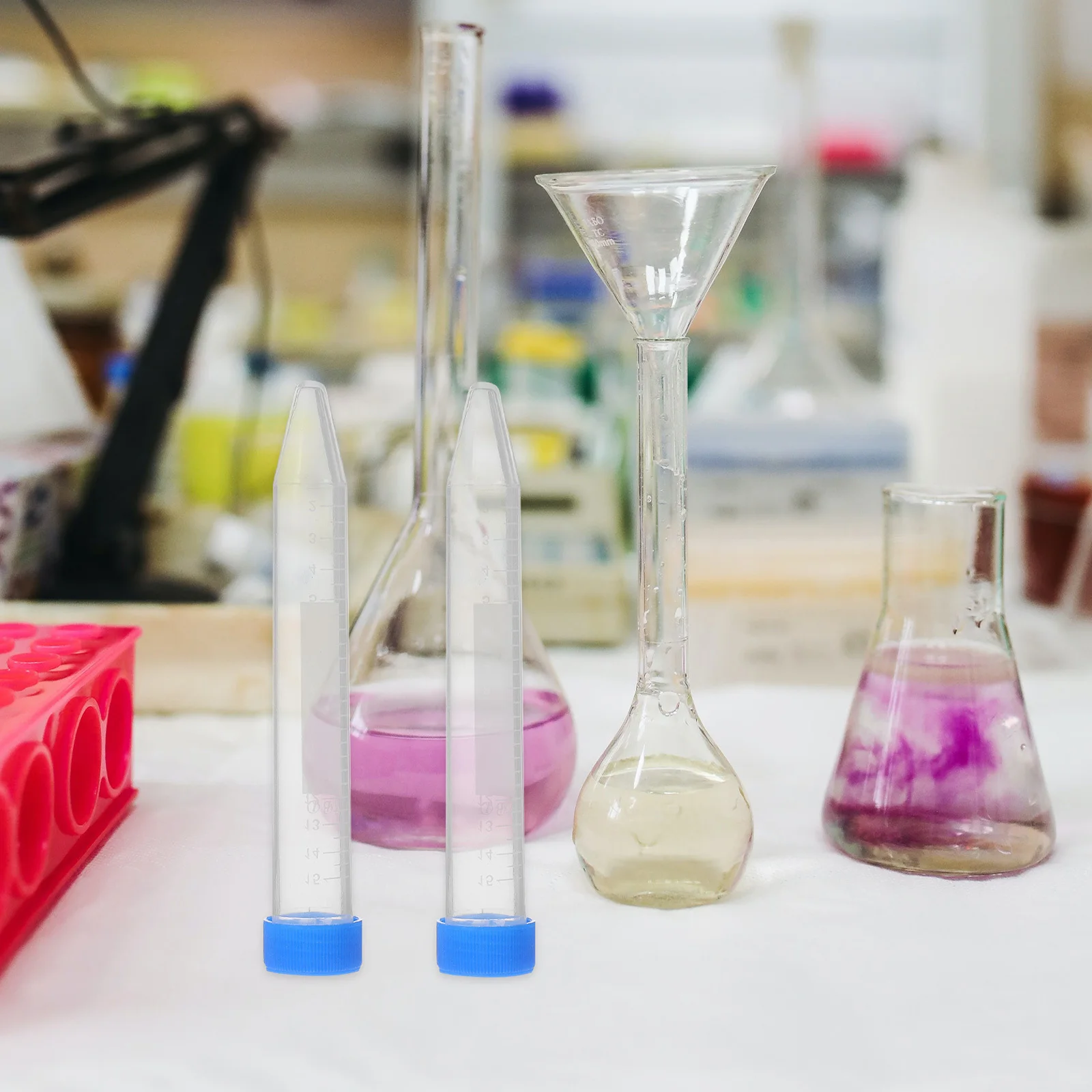 50pcs 15Ml Centrifuge Tubes Plastic Laboratory Test Tube Screw Cap For Science Experiment Precision Measurement Centrifugal Tube
50pcs 15Ml Centrifuge Tubes Plastic Laboratory Test Tube Screw Cap For Science Experiment Precision Measurement Centrifugal Tube