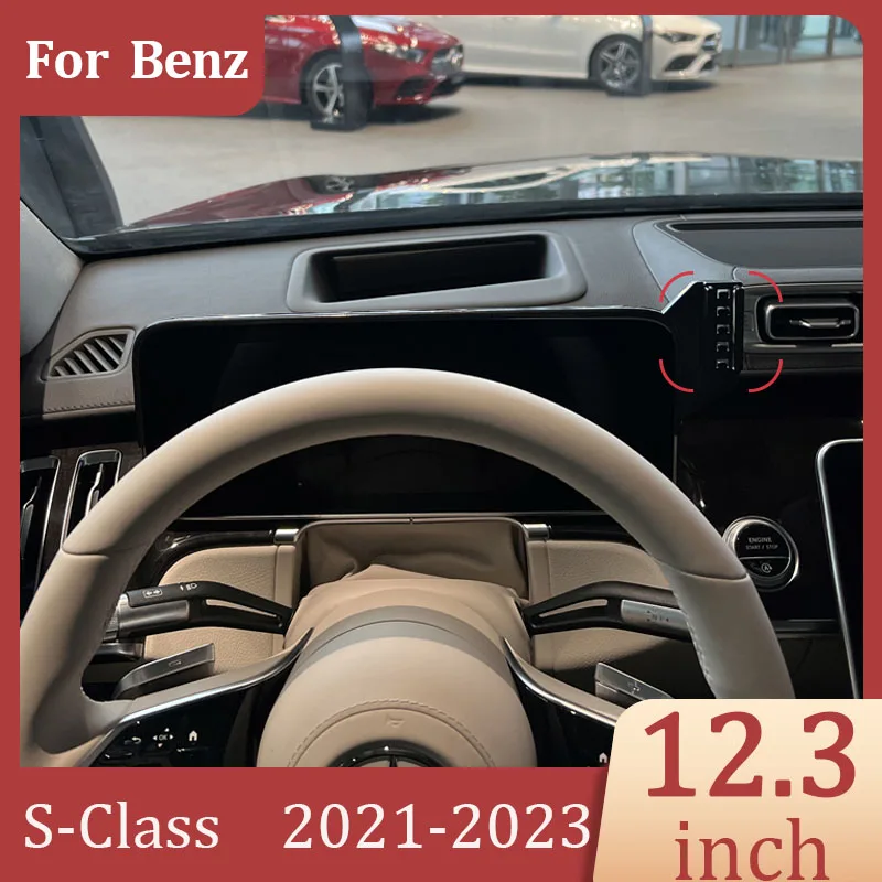 For Mercedes Benz S-Class 2021-2023 Car Phone Holder DIY Screen Wireless Charger Central Control Screen 12.3 Inch Fixed Base
For Mercedes Benz S-Class 2021-2023 Car Phone Holder DIY Screen Wireless Charger Central Control Screen 12.3 Inch Fixed Base