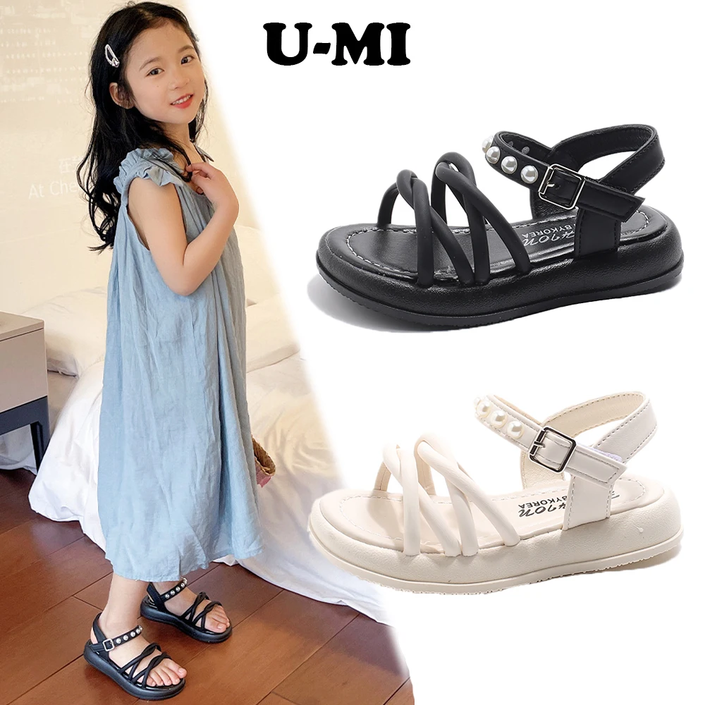 Children's Summer New Fashion Strap Sandals Girls Rome Simple Open Toe Beach Shoes Non-slip Soft Bottom Flat Shoes 26-37
Children's Summer New Fashion Strap Sandals Girls Rome Simple Open Toe Beach Shoes Non-slip Soft Bottom Flat Shoes 26-37