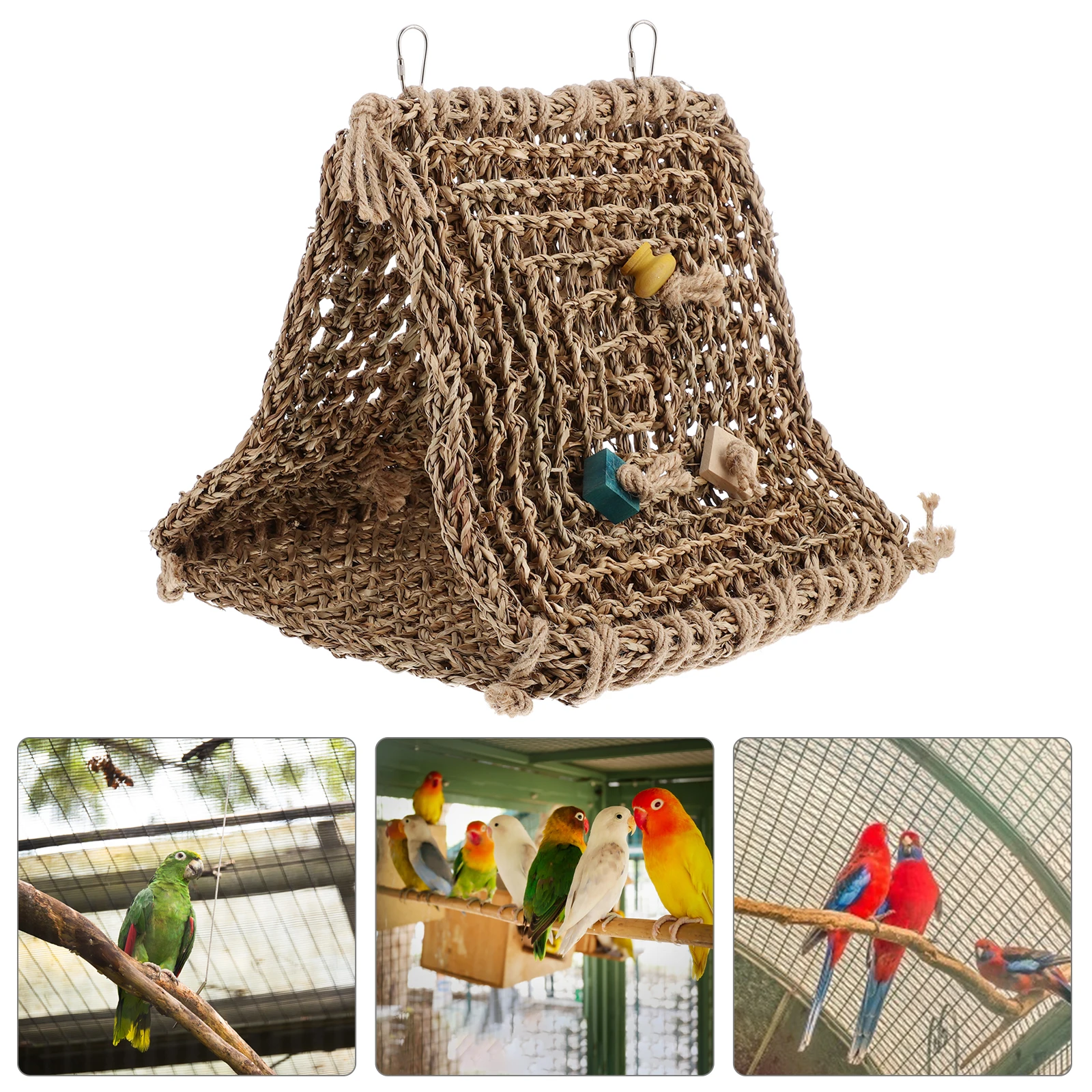 Bird Hammock Parrot Sleeping Nest Bed Canary Shelter Rattan Rustic Pet Decorative
Bird Hammock Parrot Sleeping Nest Bed Canary Shelter Rattan Rustic Pet Decorative