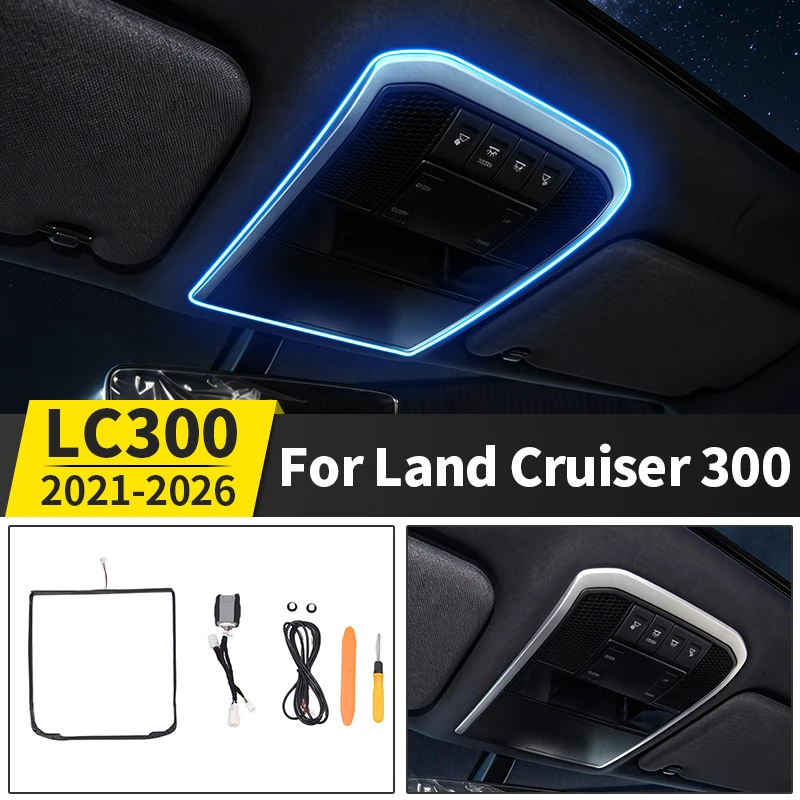 For 2021-2026 2022 2023 2024 Toyota Land Cruiser 300 LC300 Car Interior Roof Ambient Light Strip Decorative LED Atmosphere Lamp
For 2021-2026 2022 2023 2024 Toyota Land Cruiser 300 LC300 Car Interior Roof Ambient Light Strip Decorative LED Atmosphere Lamp