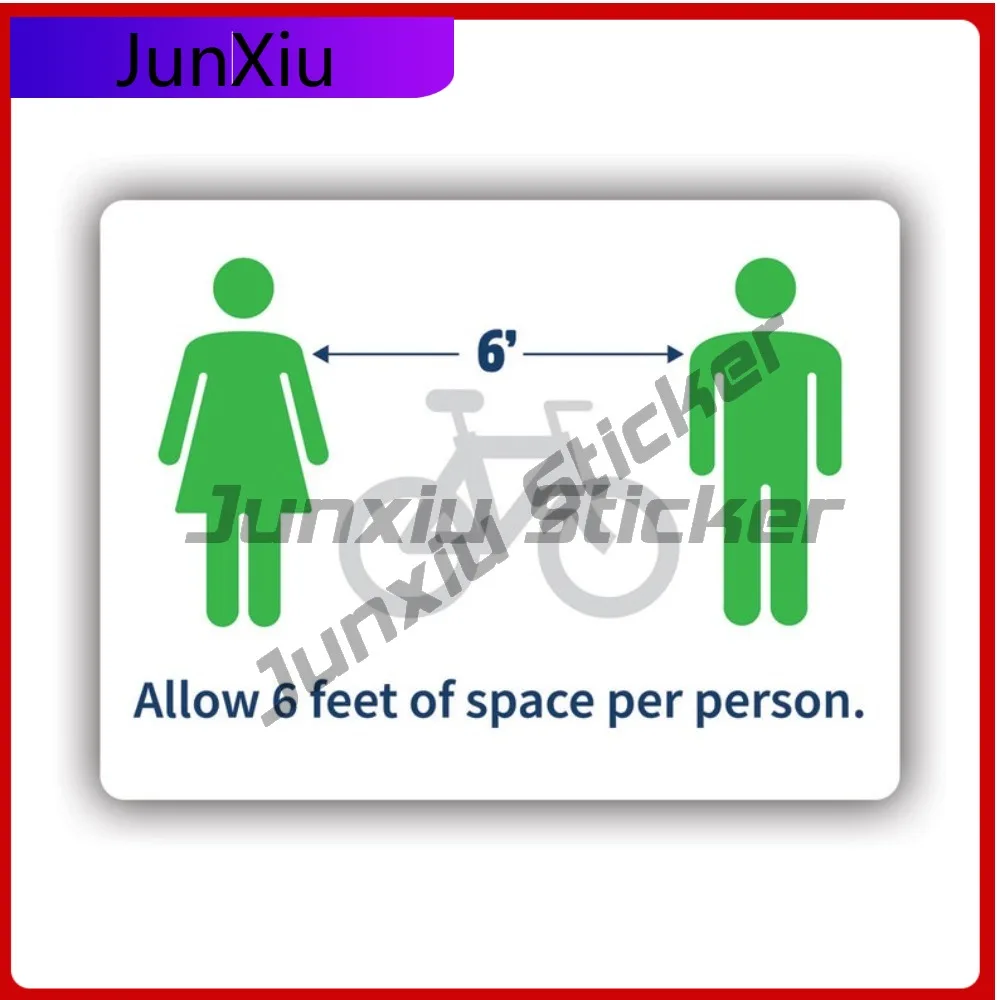 Social Distancing Allow 6 Feet Of Anime Window Waterproof Vinyl Decal For Outdoor Safety Warnings Protection Protection Creative
Social Distancing Allow 6 Feet Of Anime Window Waterproof Vinyl Decal For Outdoor Safety Warnings Protection Protection Creative