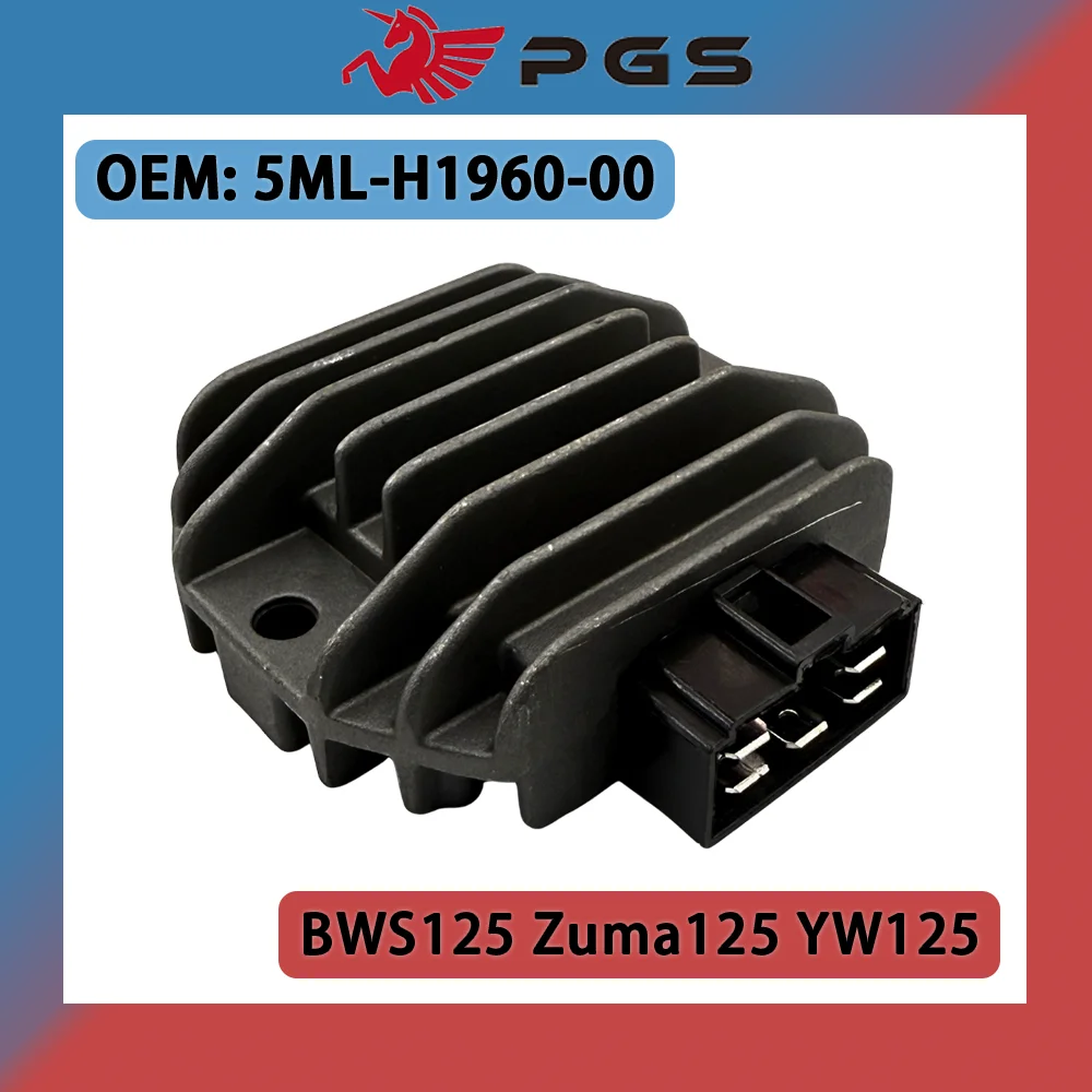 Voltage Regulator Rectifier For Yamaha Cygnus 125 X Zuma YW BWS 125cc BWS125 Zuma125 YW125 5ML-H1960-00
Voltage Regulator Rectifier For Yamaha Cygnus 125 X Zuma YW BWS 125cc BWS125 Zuma125 YW125 5ML-H1960-00