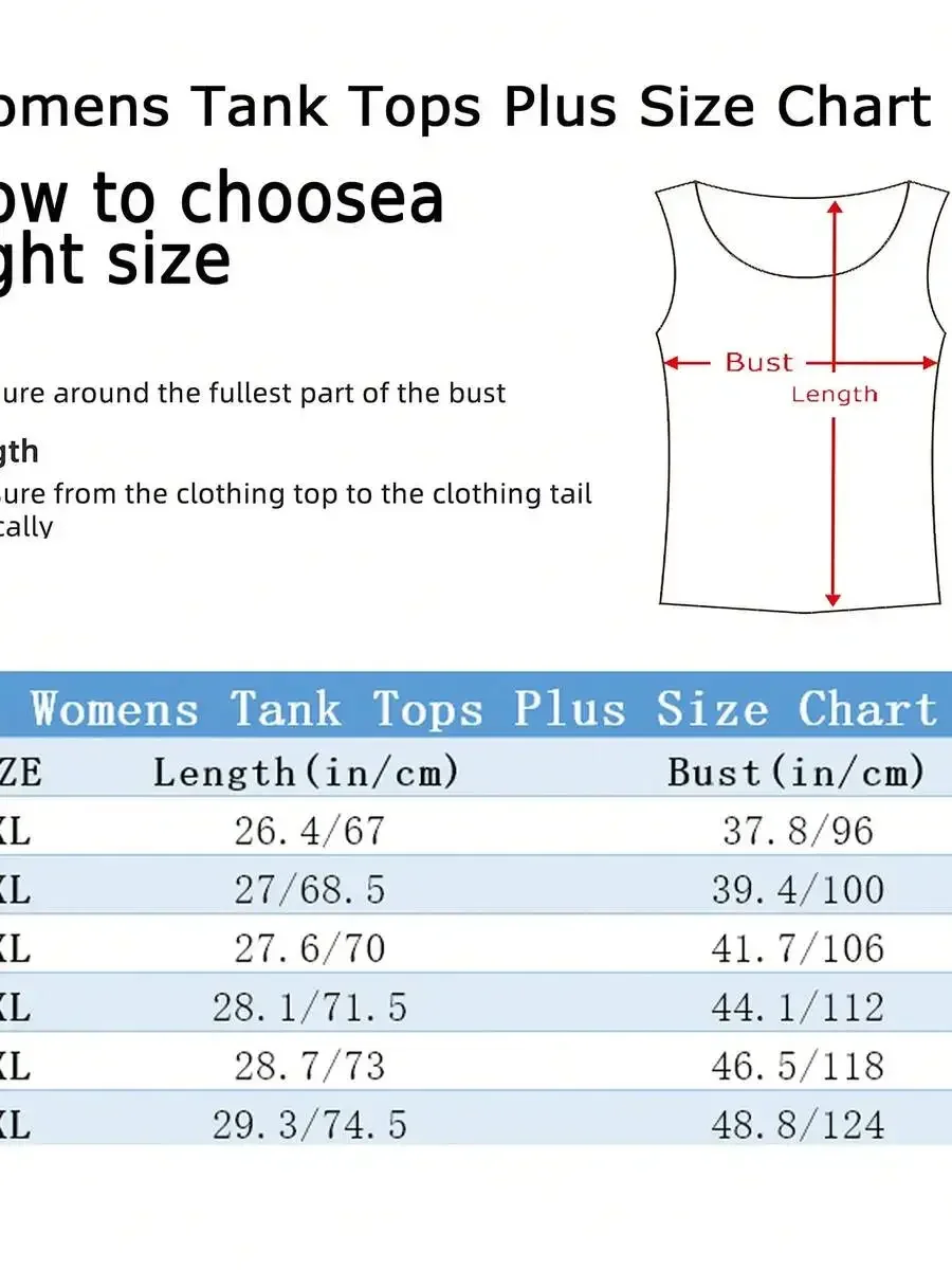 Women Plus Size Casual Tank Top Breathable Sleeveless Vest Summer Gym Cami
Women Plus Size Casual Tank Top Breathable Sleeveless Vest Summer Gym Cami