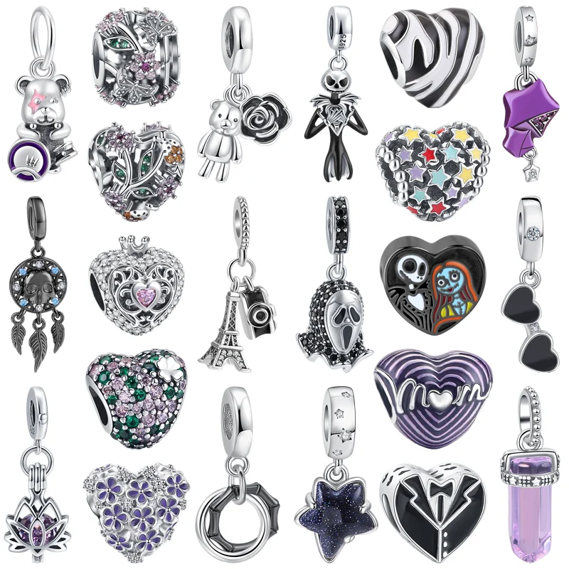 High Quality S925 Sterling Silver Glassy Bear Flower Charms Beads Fit Original Pandora Bracelets DIY Jewelry Women Fashion Gifts
High Quality S925 Sterling Silver Glassy Bear Flower Charms Beads Fit Original Pandora Bracelets DIY Jewelry Women Fashion Gifts