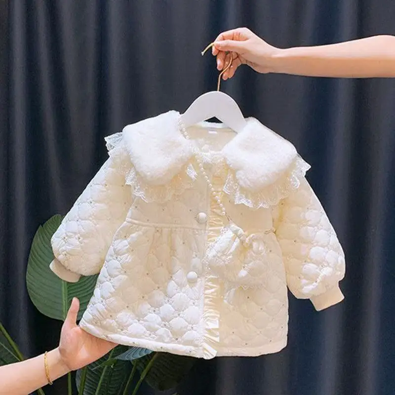 2025 New Girls Winter Long Coats Big Fur Collar Cotton Padded Velvet Thick Warm Overcoats Kids Children Princess Coat Clothes
2025 New Girls Winter Long Coats Big Fur Collar Cotton Padded Velvet Thick Warm Overcoats Kids Children Princess Coat Clothes