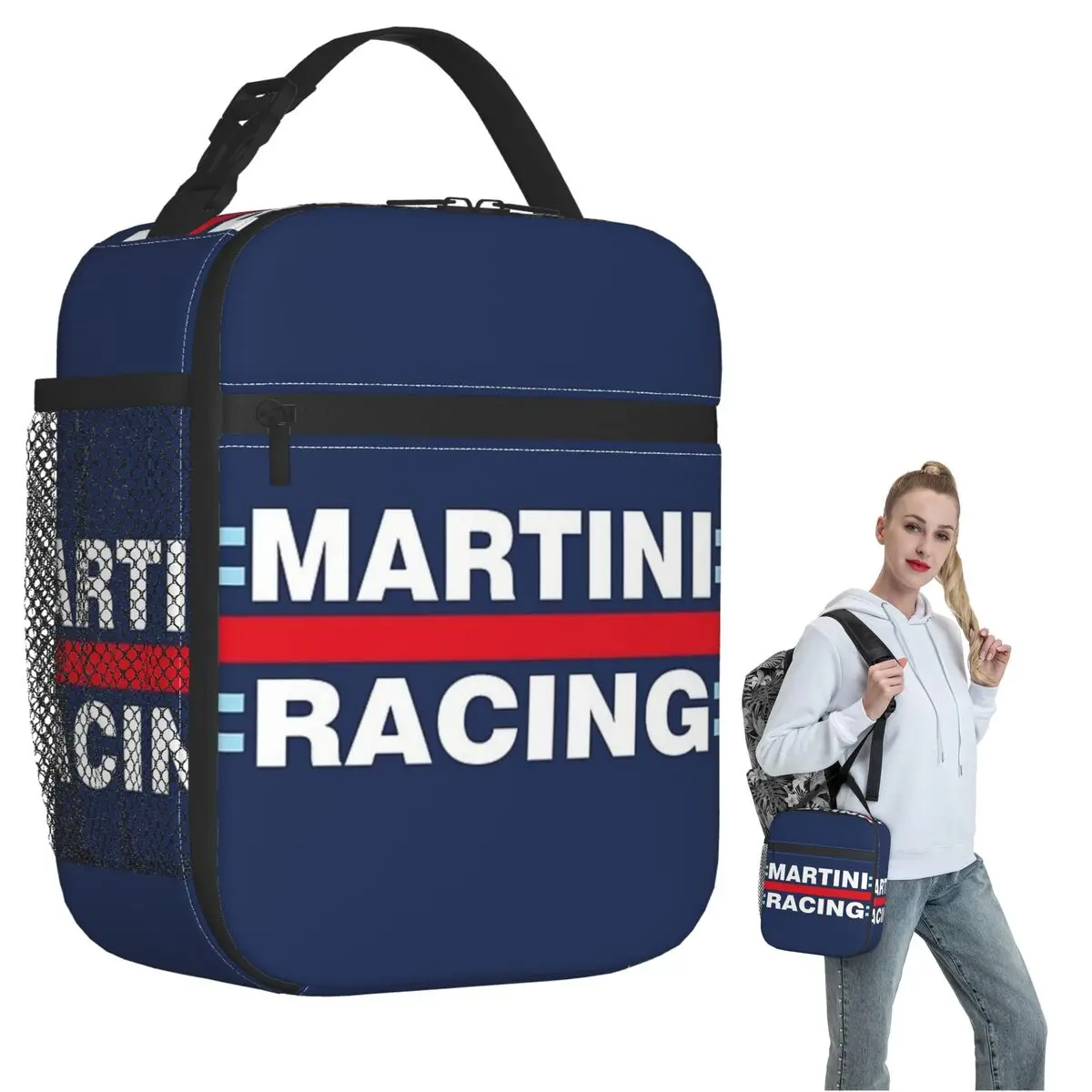 Изолированная сумка для обеда Martini Racing в полоску (без фона) для женщин и детей, портативные коробки для еды, термосумка для обеда
Изолированная сумка для обеда Martini Racing в полоску (без фона) для женщин и детей, портативные коробки для еды, термосумка для обеда
