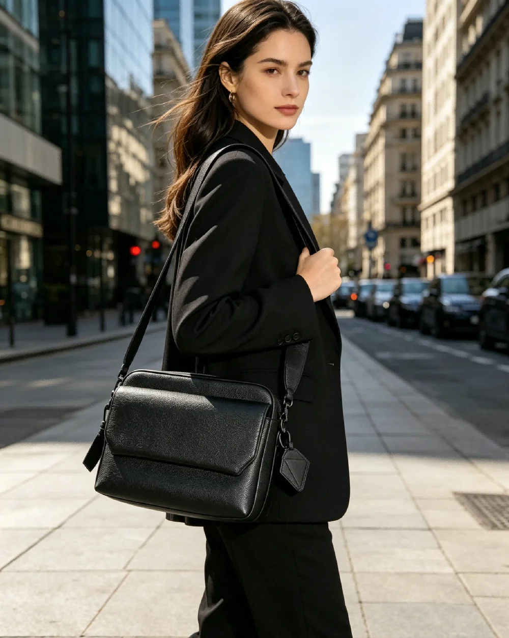 Fashionable Handbag Shoulder Bag Solid Color Adjustable Underarm Bag Leather Armpit Bag
Fashionable Handbag Shoulder Bag Solid Color Adjustable Underarm Bag Leather Armpit Bag