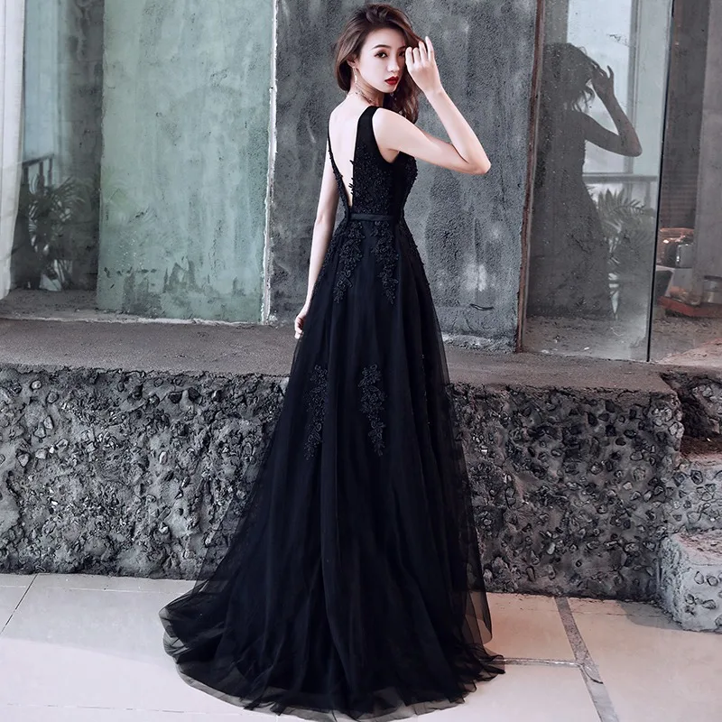 Черное вечернее платье, Новое поступление, элитное женское нишевое платье премиум-класса для банкета, гламурное длинное платье для дня рождения, осень
Черное вечернее платье, Новое поступление, элитное женское нишевое платье премиум-класса для банкета, гламурное длинное платье для дня рождения, осень