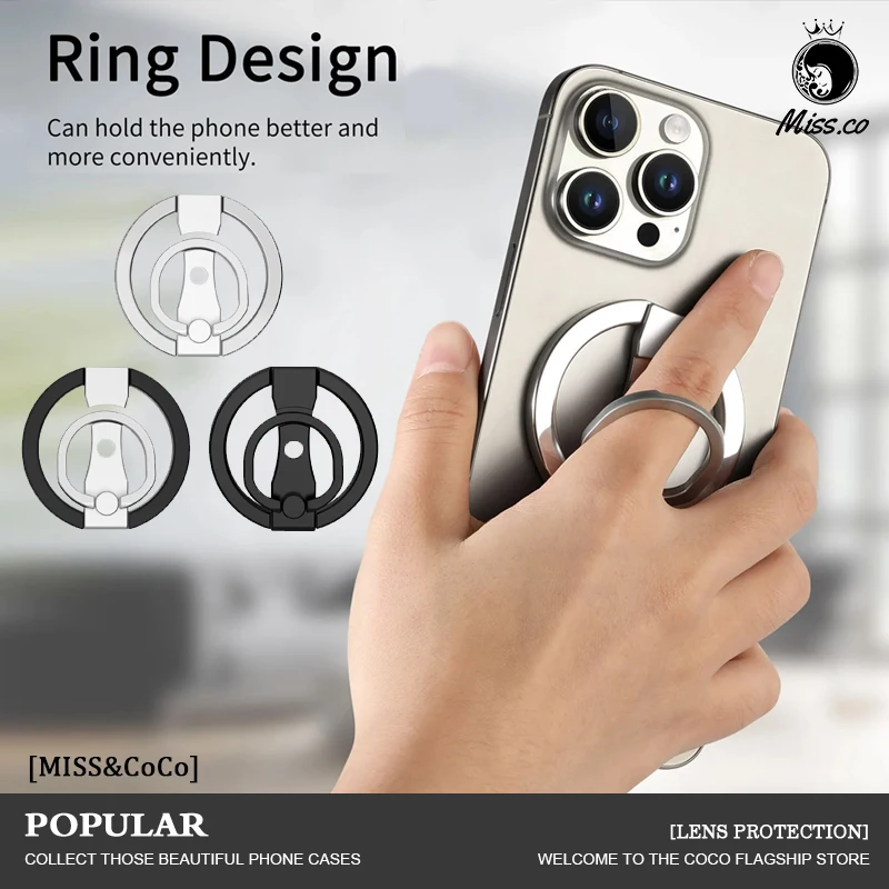 Подставка для телефона MagSafe, ручка для мобильного телефона, магнитный держатель для телефона, складная подставка, кольцо для мобильного телефона, ручка с резьбовым отверстием, кронштейн для мобильного телефона
Подставка для телефона MagSafe, ручка для мобильного телефона, магнитный держатель для телефона, складная подставка, кольцо для мобильного телефона, ручка с резьбовым отверстием, кронштейн для мобильного телефона