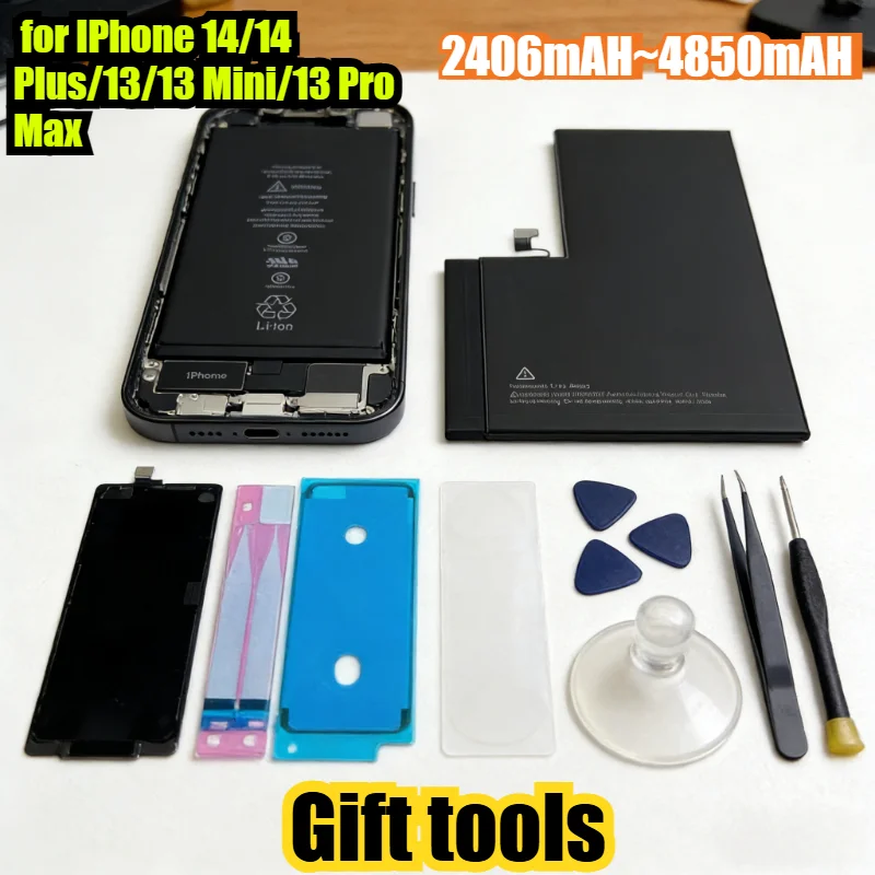 Аккумулятор повышенной емкости 4850 мАч для iPhone 14/14 Plus/13/13 Mini/13 Pro Max, литий-ионный, премиум-класса, с функцией зарядки телефона
Аккумулятор повышенной емкости 4850 мАч для iPhone 14/14 Plus/13/13 Mini/13 Pro Max, литий-ионный, премиум-класса, с функцией зарядки телефона