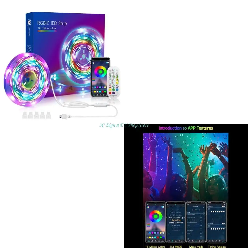 E74D Led Light Bar Music Sound Control Color Changing Light 5050 Rgb Light 5V Power
E74D Led Light Bar Music Sound Control Color Changing Light 5050 Rgb Light 5V Power