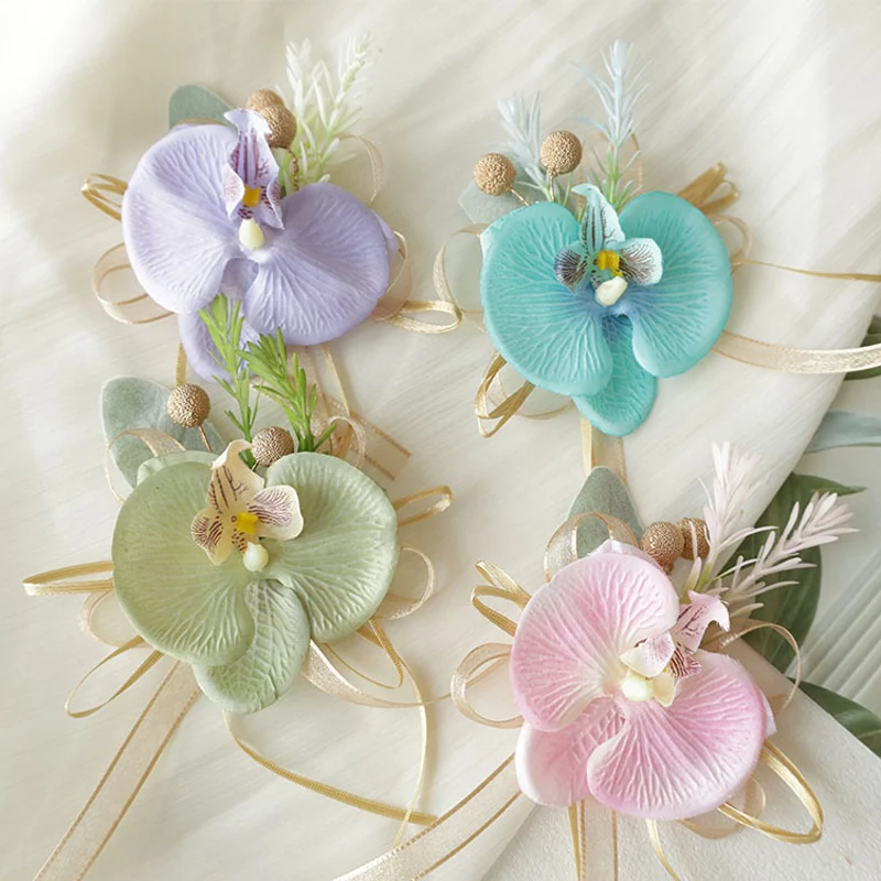 25078 Wrist Corsage and Boutonniere Flower On Wrist for Bride Bridesmaid Wedding Phalaenopsis for Men Groom Groomsman Prom Party
25078 Wrist Corsage and Boutonniere Flower On Wrist for Bride Bridesmaid Wedding Phalaenopsis for Men Groom Groomsman Prom Party