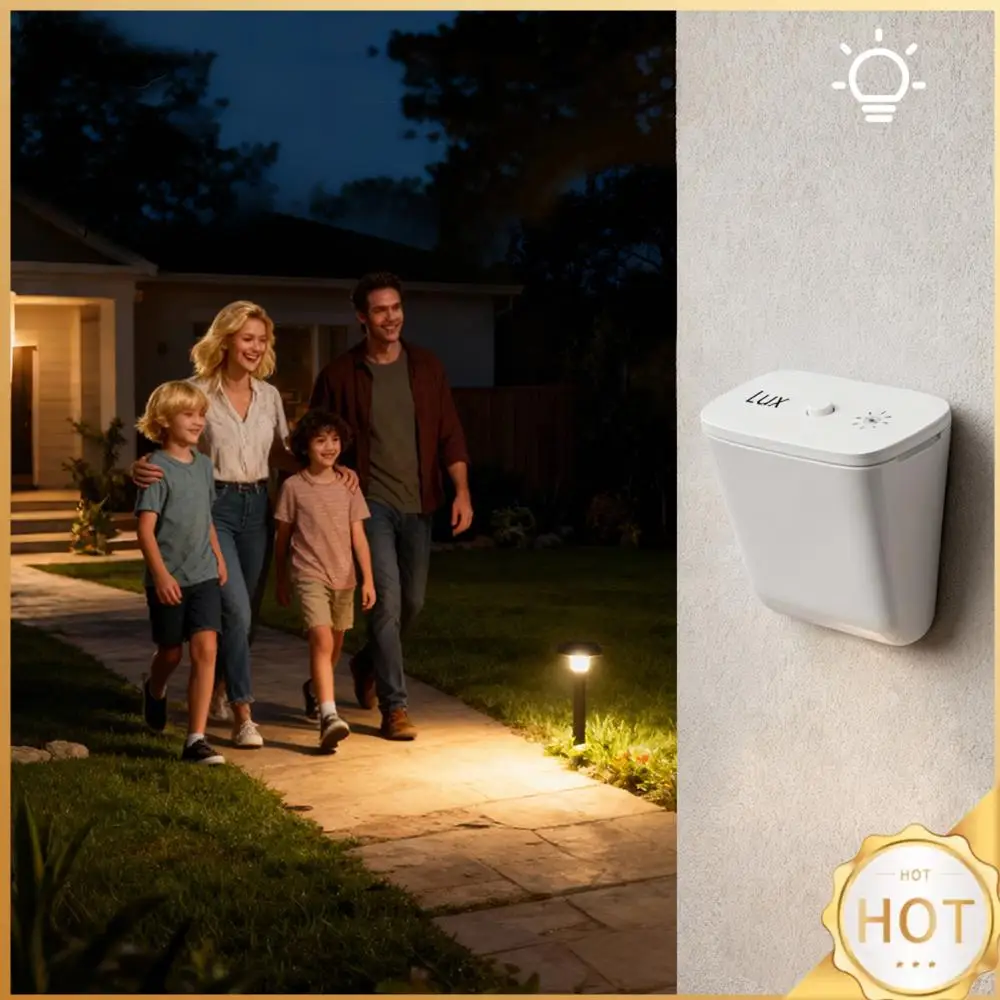 Outdoor Lux Detector IP67 Waterproof Smart Lighting Accessory Light Sensor Compatible for Zigbee Gateway Hub
Outdoor Lux Detector IP67 Waterproof Smart Lighting Accessory Light Sensor Compatible for Zigbee Gateway Hub