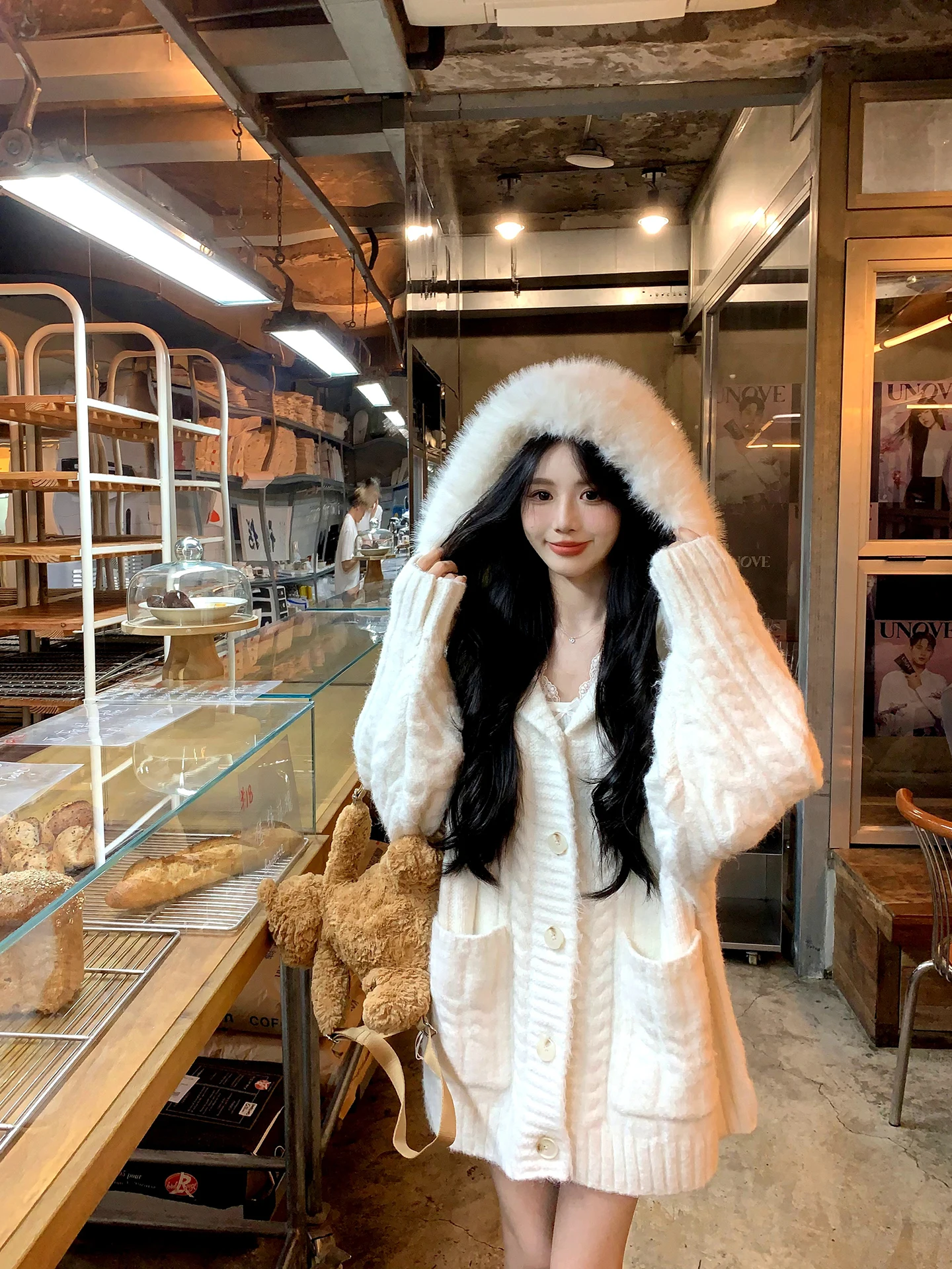 kett Теплый шерстяной кардиган Long Sve Трикотажное пальто с открытой передней частью Женская верхняя одежда средней длины Осень-зима Большой...
kett Теплый шерстяной кардиган Long Sve Трикотажное пальто с открытой передней частью Женская верхняя одежда средней длины Осень-зима Большой...