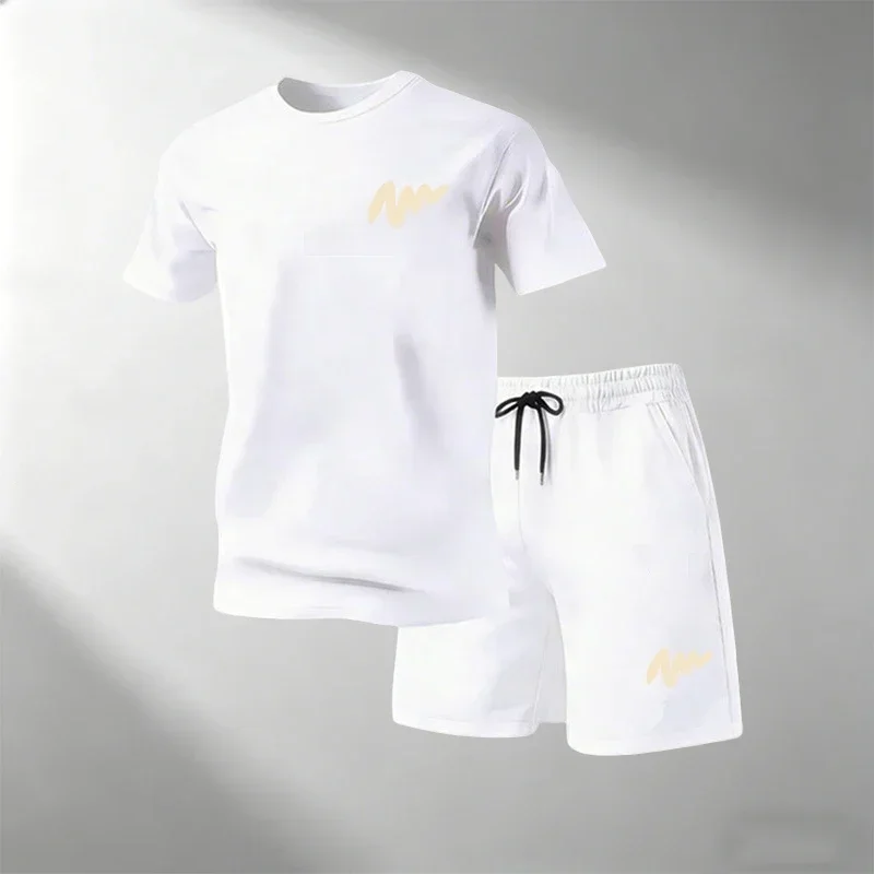 Fashion Men's Street T-Shirts Sets 2 Piece Round Neck Short Sleeve + Shorts Quick Dry Summer Home Outdoor Gym Training Hot Sale
Fashion Men's Street T-Shirts Sets 2 Piece Round Neck Short Sleeve + Shorts Quick Dry Summer Home Outdoor Gym Training Hot Sale