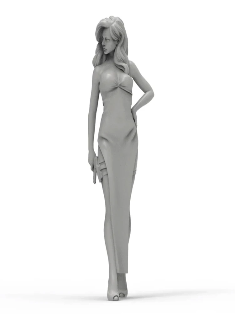 New Unassembled 1/24 modern girl stand in summer Resin Figure Unpainted Model Kit
New Unassembled 1/24 modern girl stand in summer Resin Figure Unpainted Model Kit