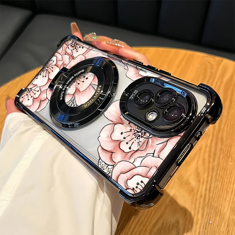 Bracket Holder Phone Case For OPPO A60 A55 A54 4G A54S A77 A77S A76 A74 A73 A72 A58 5G A57 Pattern Flower Plating Soft Cover
Bracket Holder Phone Case For OPPO A60 A55 A54 4G A54S A77 A77S A76 A74 A73 A72 A58 5G A57 Pattern Flower Plating Soft Cover
