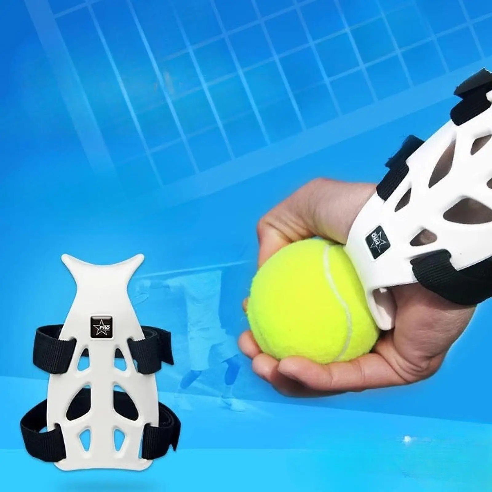 Tennis Trainer Comfortable Teaching Supplies Practical Posture Corrector Tennis Training Tool Tennis Wrist Trainer for Tennis 
Tennis Trainer Comfortable Teaching Supplies Practical Posture Corrector Tennis Training Tool Tennis Wrist Trainer for Tennis