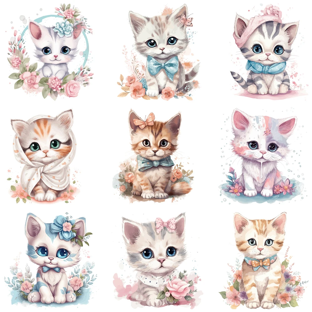 15cm Kids Cartoon Flower Cat Pet Iron On Heat Transfer Sticker DTF Iron On Transfer Patches For Children Clothes Decals
15cm Kids Cartoon Flower Cat Pet Iron On Heat Transfer Sticker DTF Iron On Transfer Patches For Children Clothes Decals