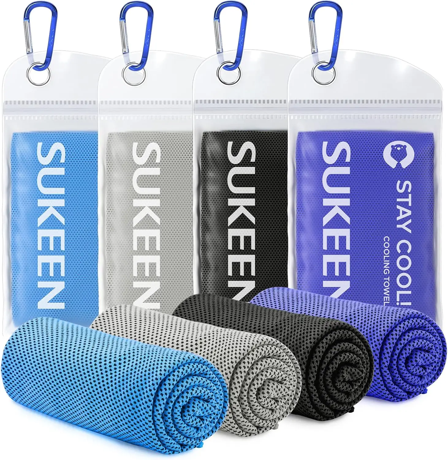 4 Pack Cooling Towels, Soft Breathable Microfiber for Yoga, Sports, Running, Gym, Camping & More Activities
4 Pack Cooling Towels, Soft Breathable Microfiber for Yoga, Sports, Running, Gym, Camping & More Activities