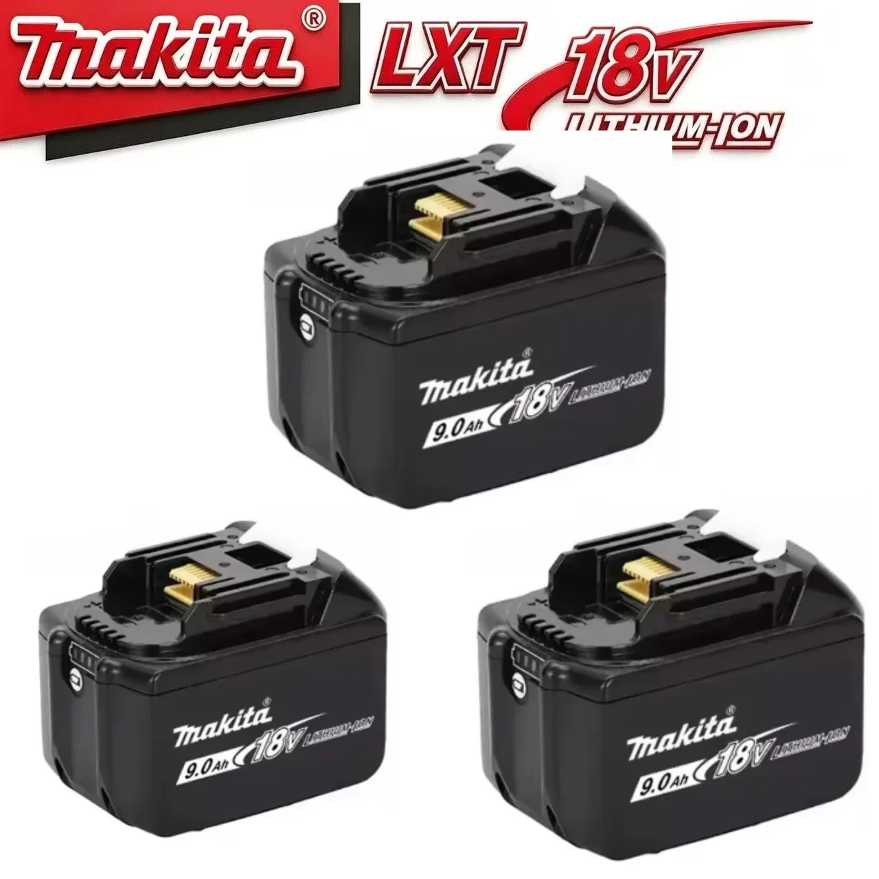 Original Makita 18V 9.0Ah LXT Lithium Battery BL1860B Extended Runtime for BL1840B BL1830B BL1820 BL1815 Cordless Power Tools
Original Makita 18V 9.0Ah LXT Lithium Battery BL1860B Extended Runtime for BL1840B BL1830B BL1820 BL1815 Cordless Power Tools