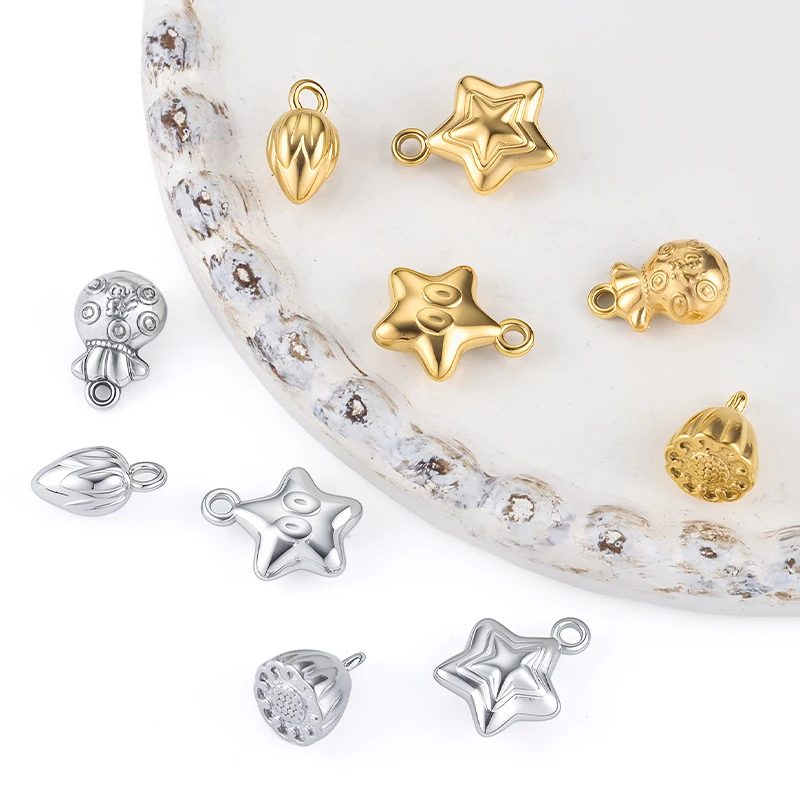 Stainless Steel Charms Supplies for Jewelry Materials Making Women Hand Bracelets Necklaces Earrings Pendants Diy Accessories
Stainless Steel Charms Supplies for Jewelry Materials Making Women Hand Bracelets Necklaces Earrings Pendants Diy Accessories