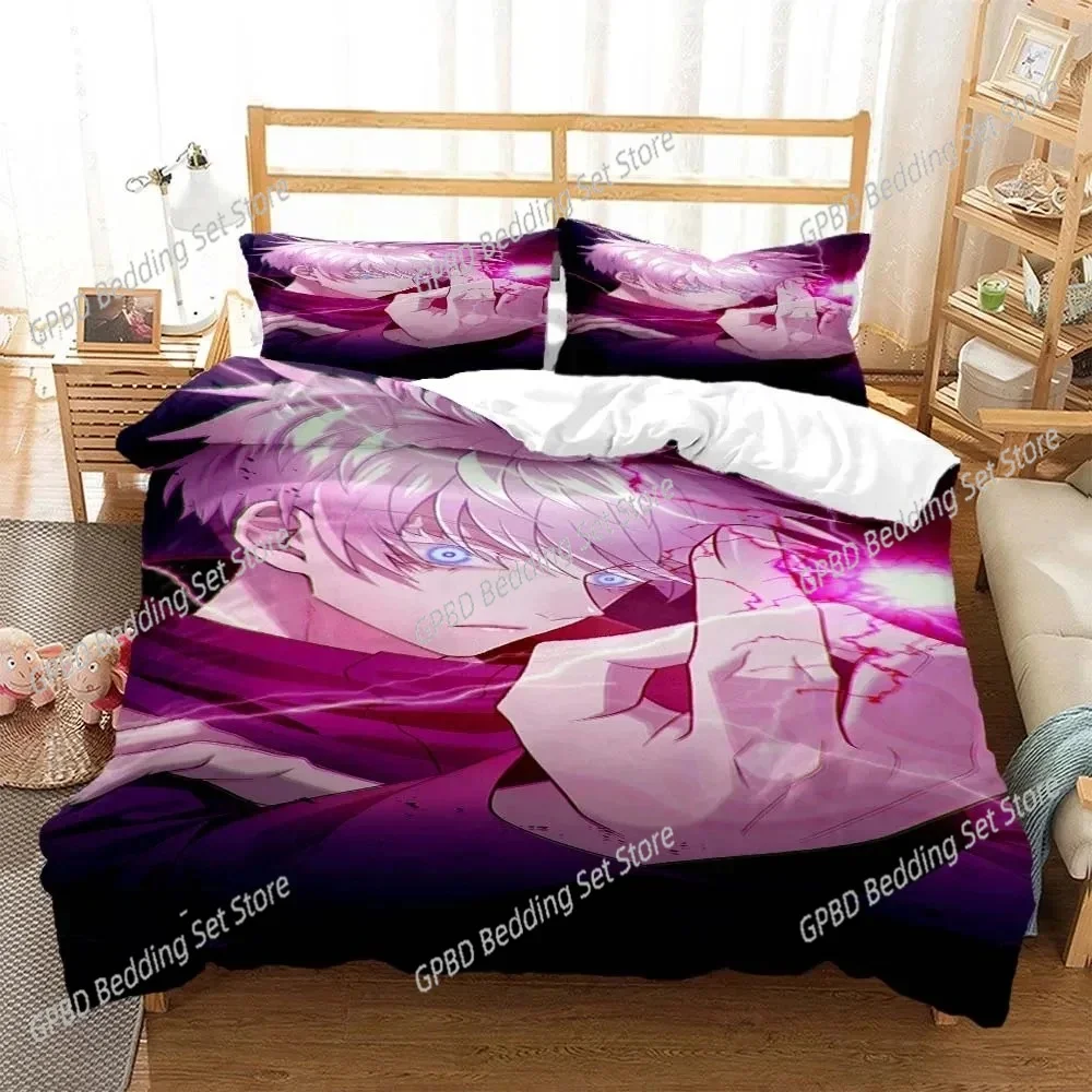 3D Print Anime Jujutsu Kaisen Gojo Satoru Bedding Set Single Twin Double Queen King Cal King Size Bed Linen Set
3D Print Anime Jujutsu Kaisen Gojo Satoru Bedding Set Single Twin Double Queen King Cal King Size Bed Linen Set
