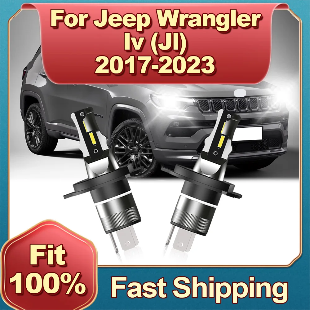 2Pcs LED Headlight CSP Canbus H4 High Power 180W Car Light For JEEP WRANGLER IV JL 2017 2018 2019 2020 2021 2022 2023
2Pcs LED Headlight CSP Canbus H4 High Power 180W Car Light For JEEP WRANGLER IV JL 2017 2018 2019 2020 2021 2022 2023